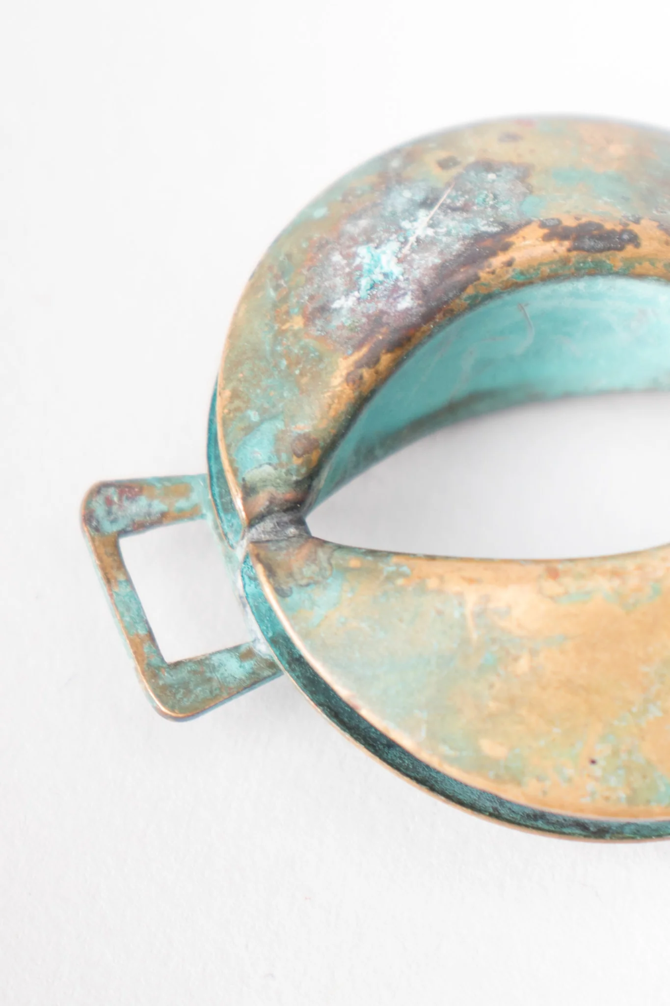 Patina Oval Link Necklace & Earring Set - Image 14