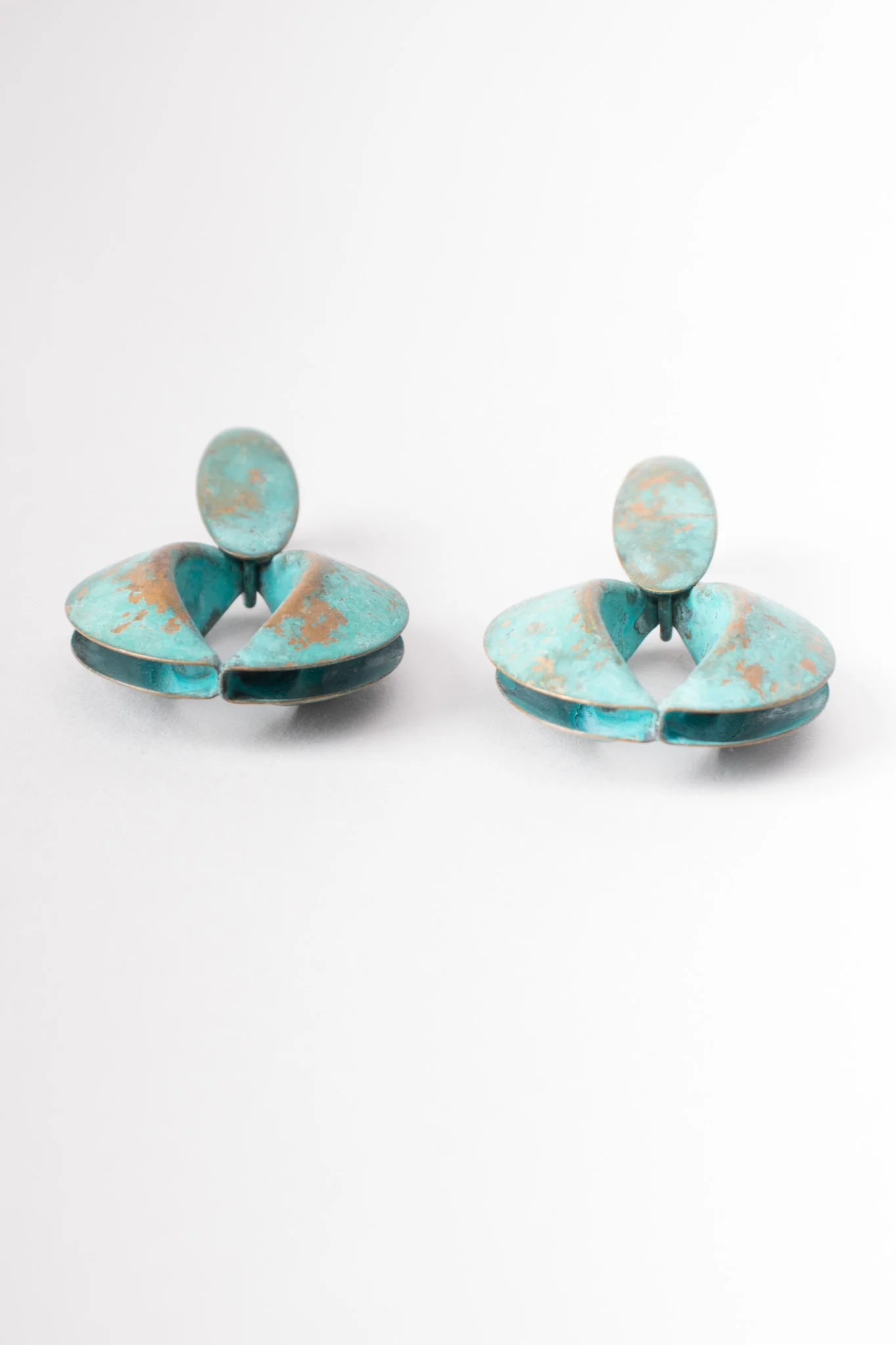 Patina Oval Link Necklace & Earring Set - Image 16