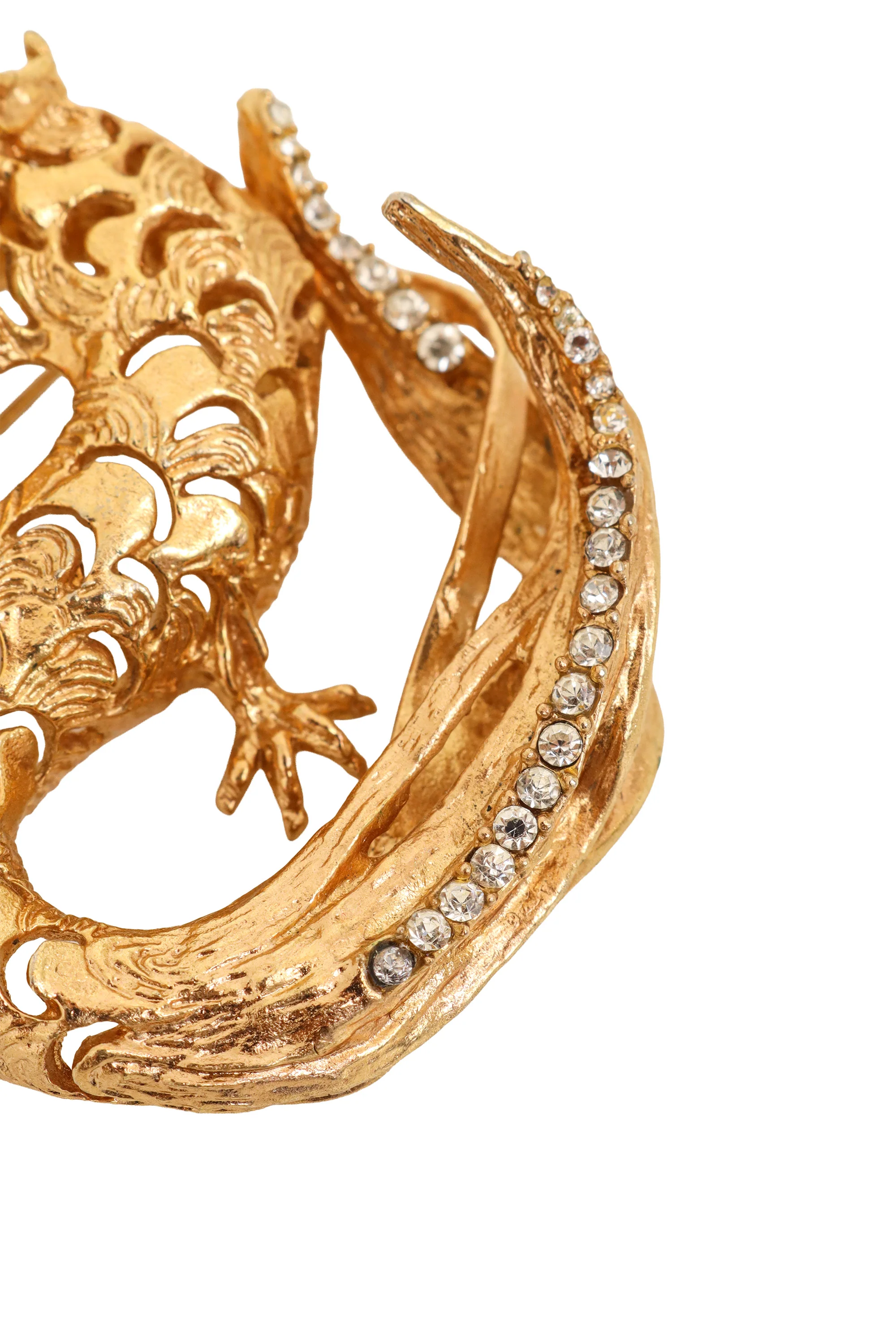Pavé Dragon Brooch - Image 3