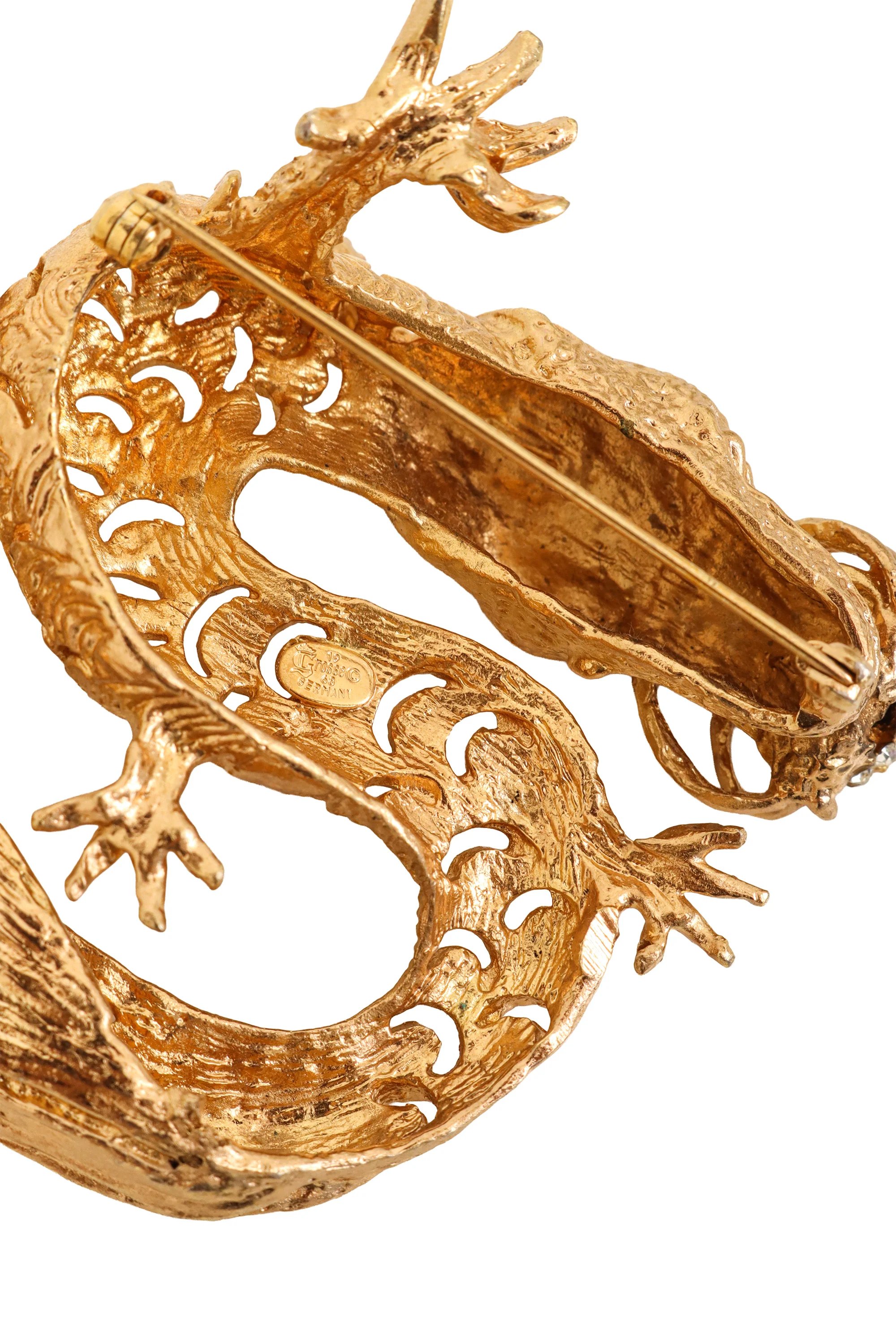 Pavé Dragon Brooch - Image 7