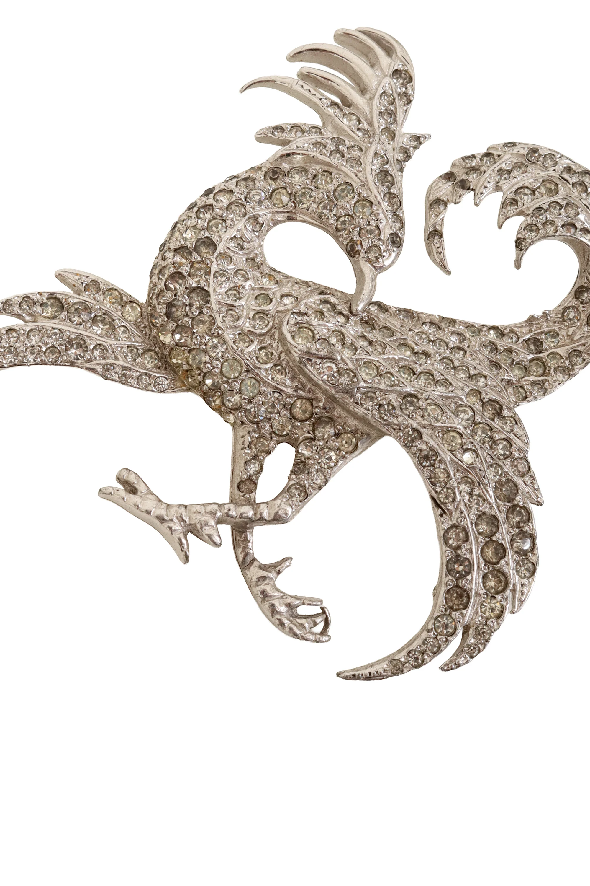 Pavé Griffin Brooch - Image 2