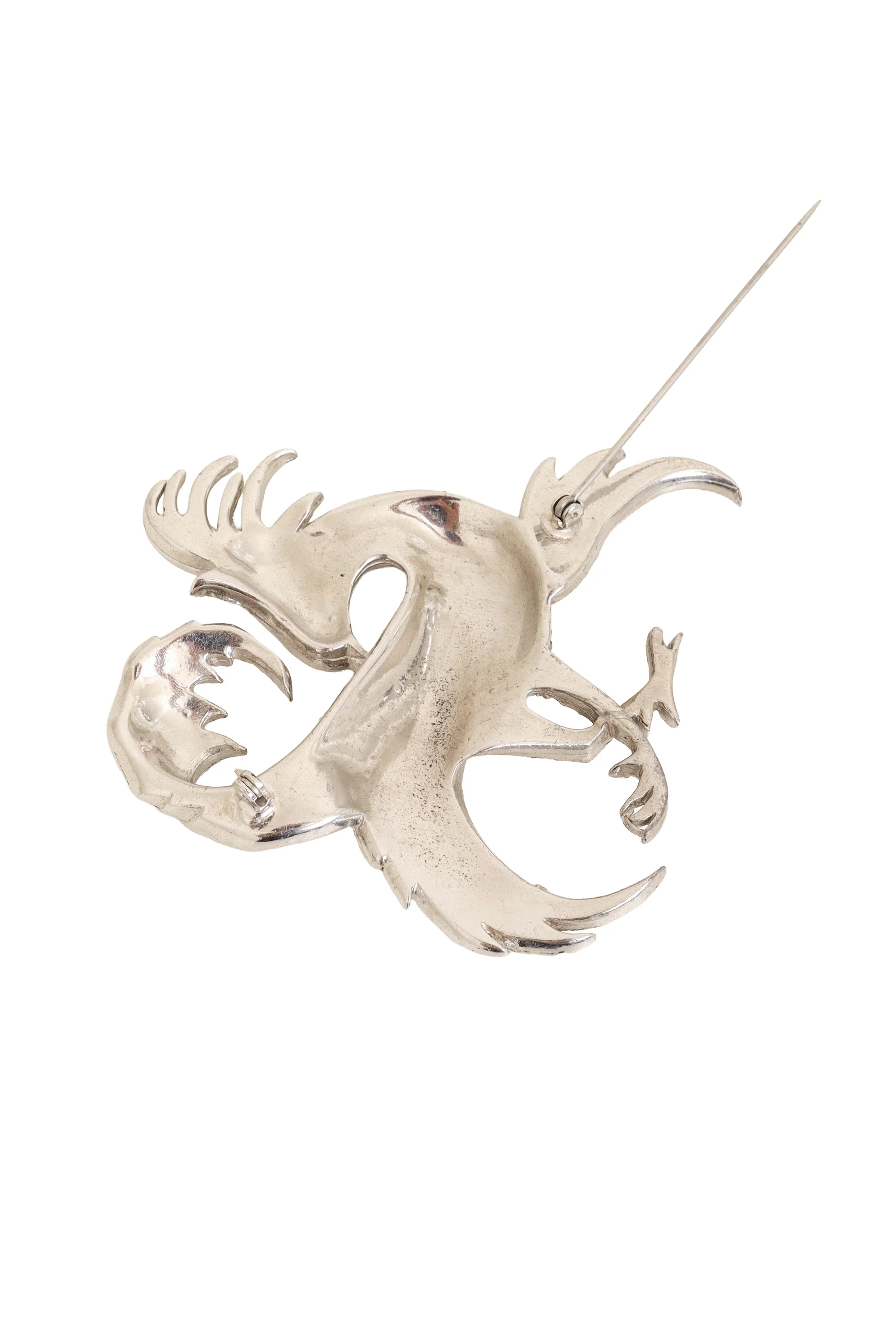 Pavé Griffin Brooch - Image 4