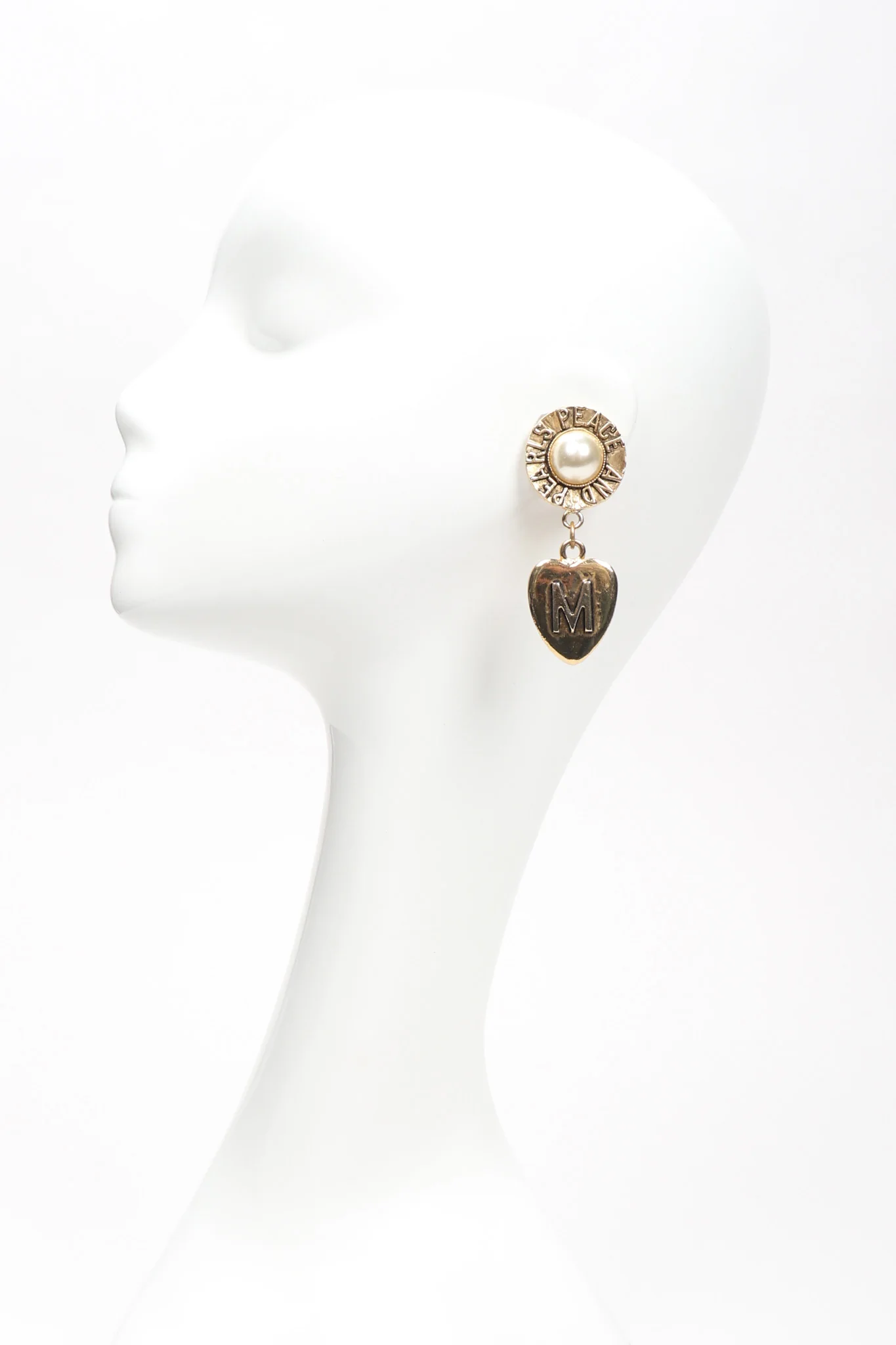 Peace & Pearls Drop Earrings - Image 2