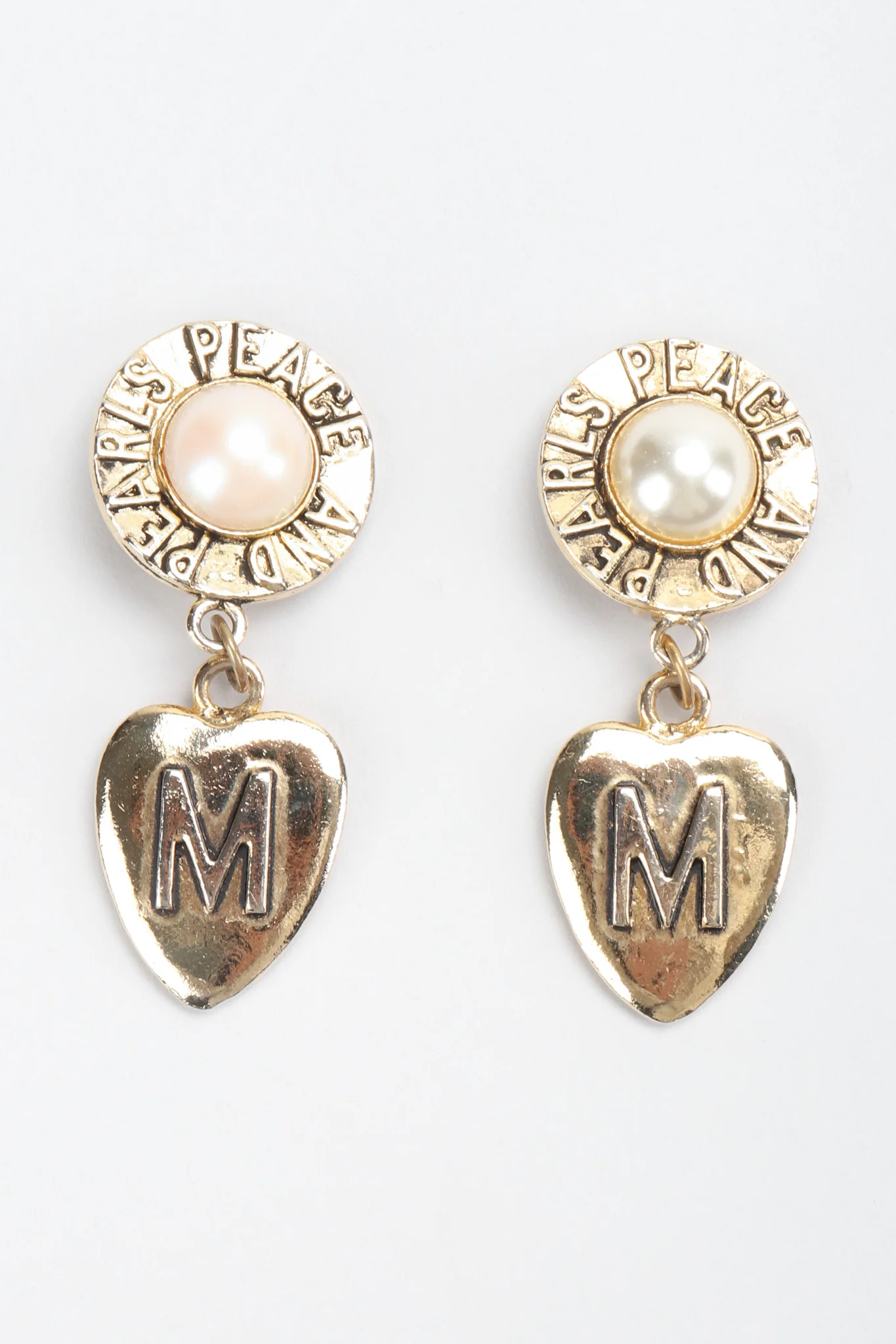 Peace & Pearls Drop Earrings - Image 3