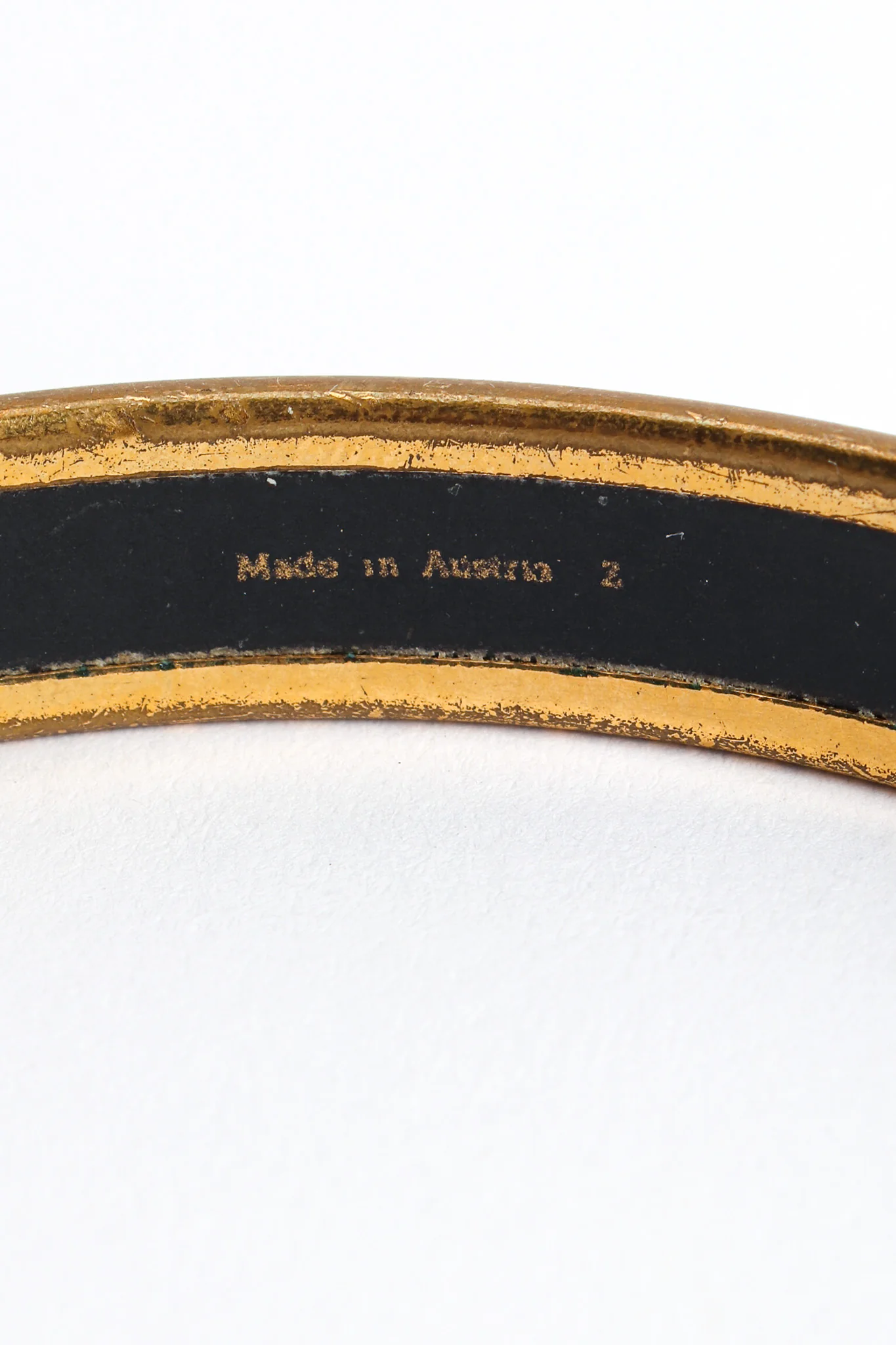Peacock Fern Narrow Enamel Bracelet - Image 12