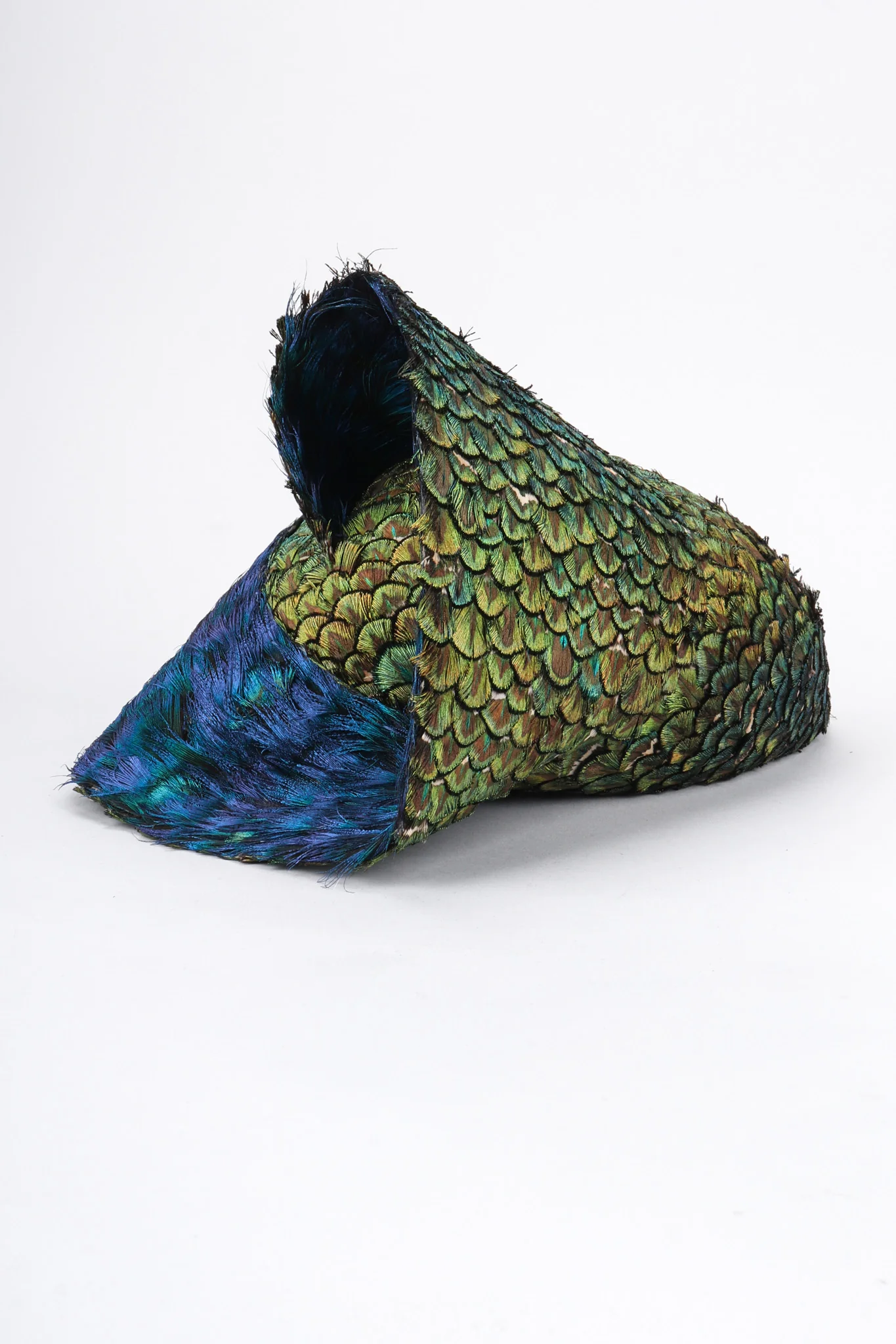 Peacock Swirl Capulet Hat - Image 4