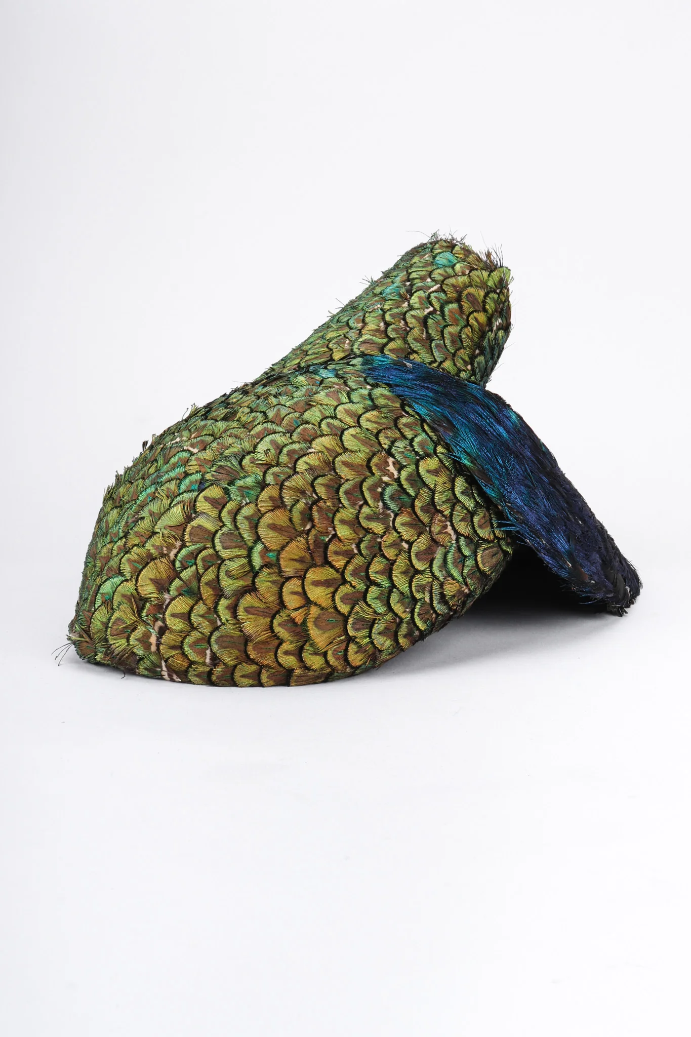 Peacock Swirl Capulet Hat - Image 8
