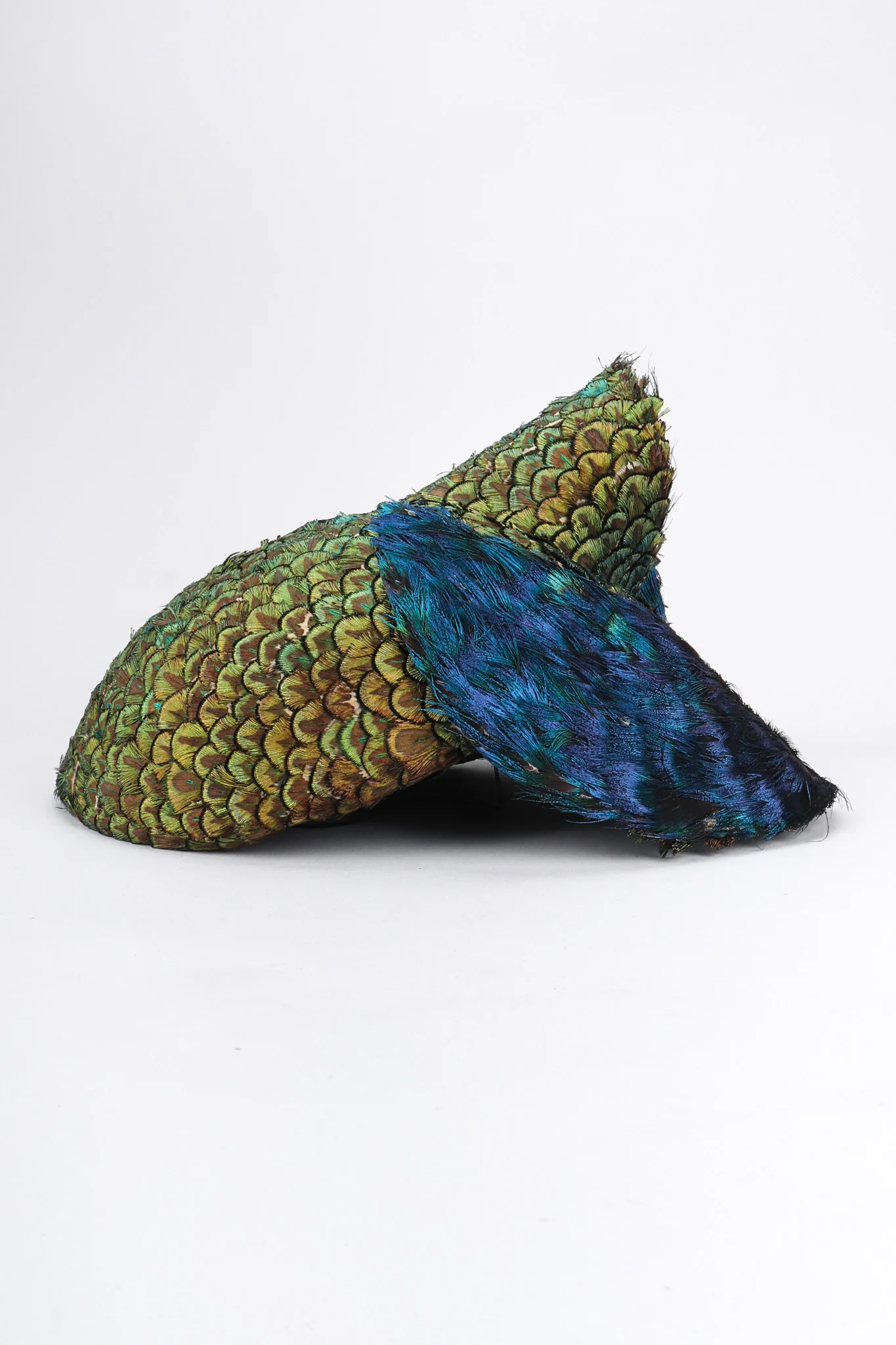 Peacock Swirl Capulet Hat - Image 9