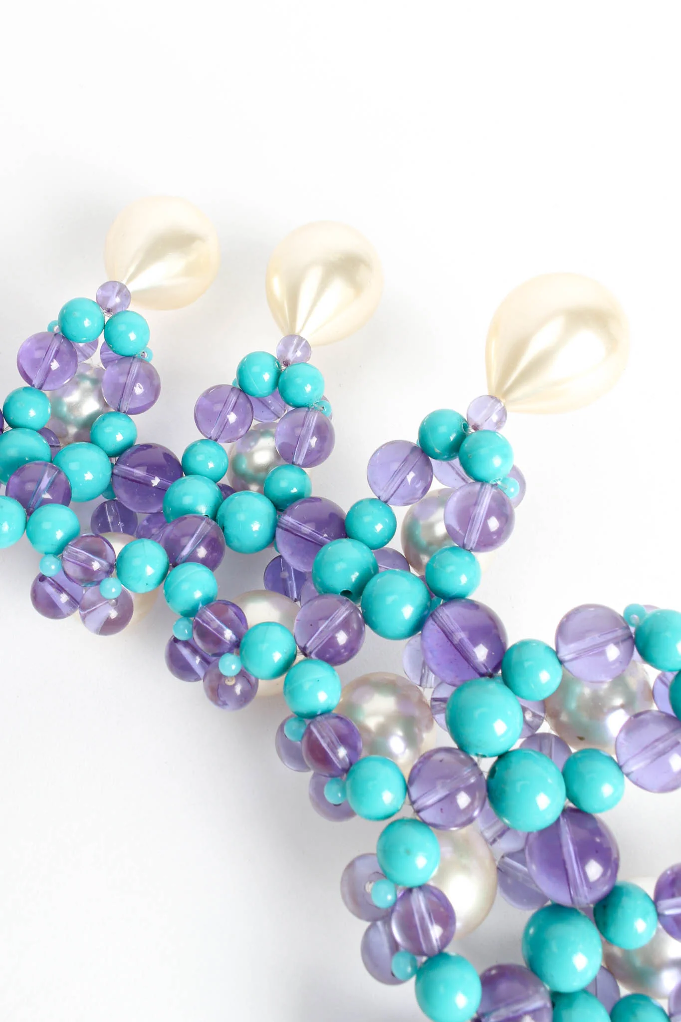 Pearl Bead Bib Necklace - Image 9