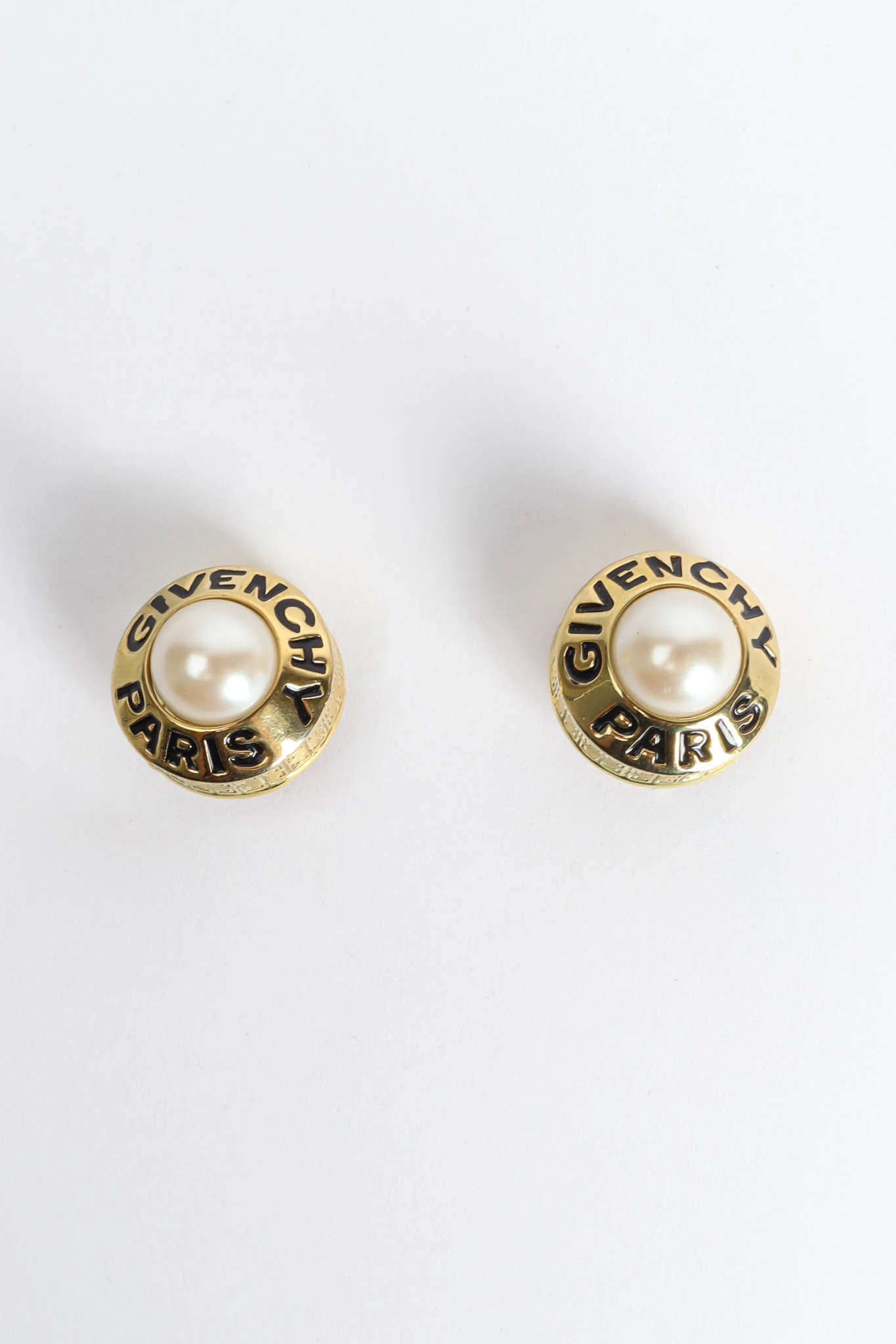 Pearl Button Earrings - Image 3