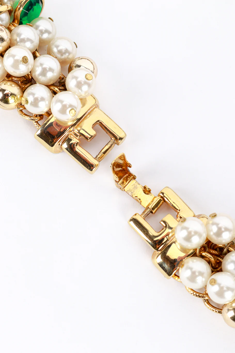 Pearl & Crystal Collar Necklace - Image 7