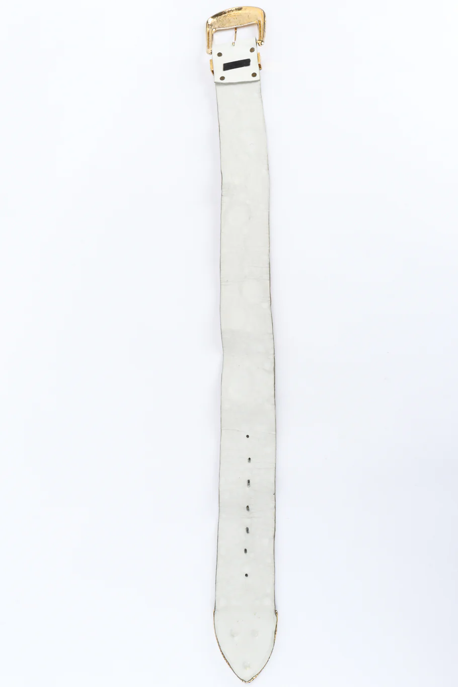 Pearl Crystal Studded Leather Belt - Image 10