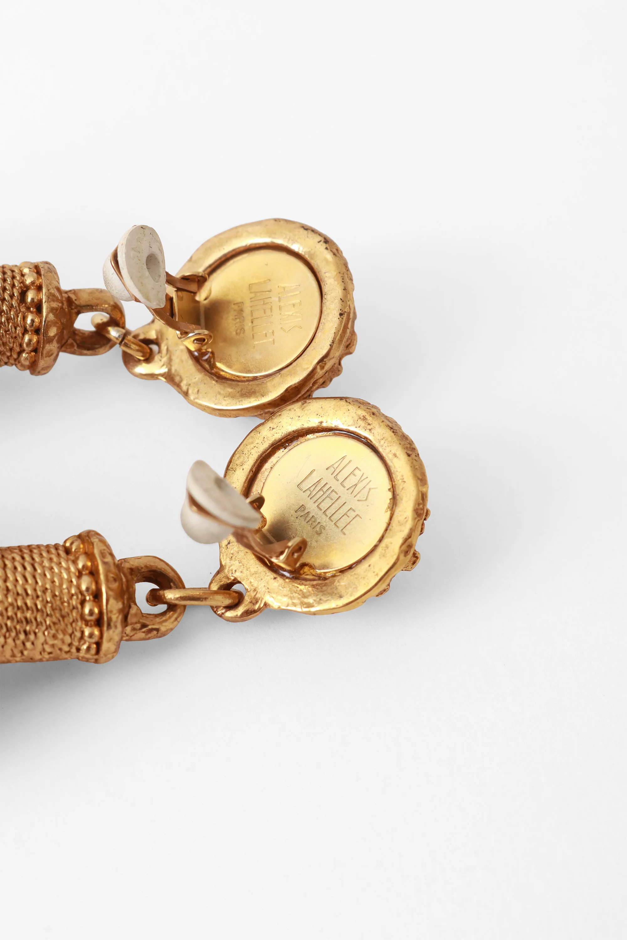 Pearl Floral Wrapped Ball Drop Earrings - Image 6