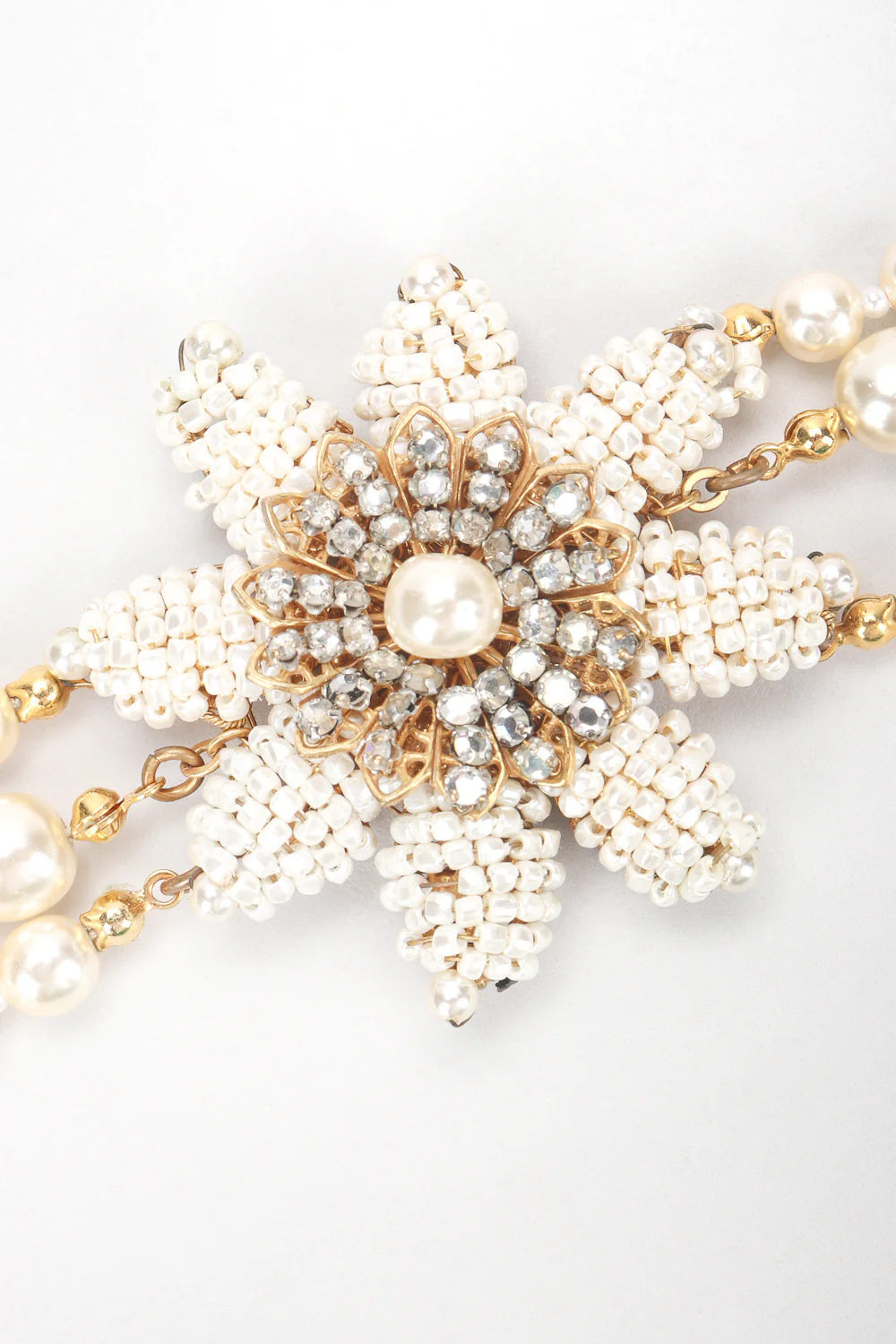 Pearl Flower Choker Necklace - Image 6
