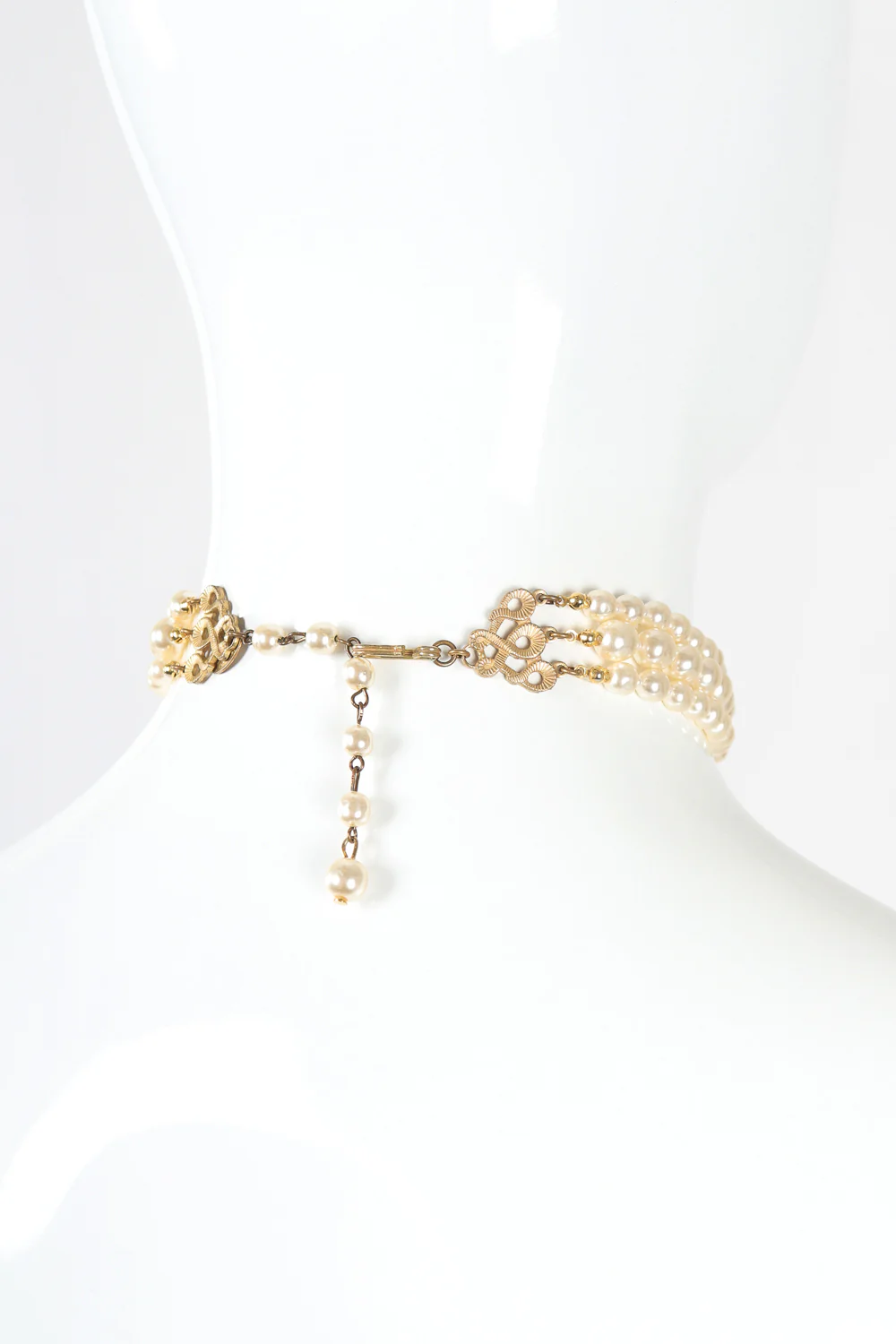 Pearl Flower Choker Necklace - Image 8
