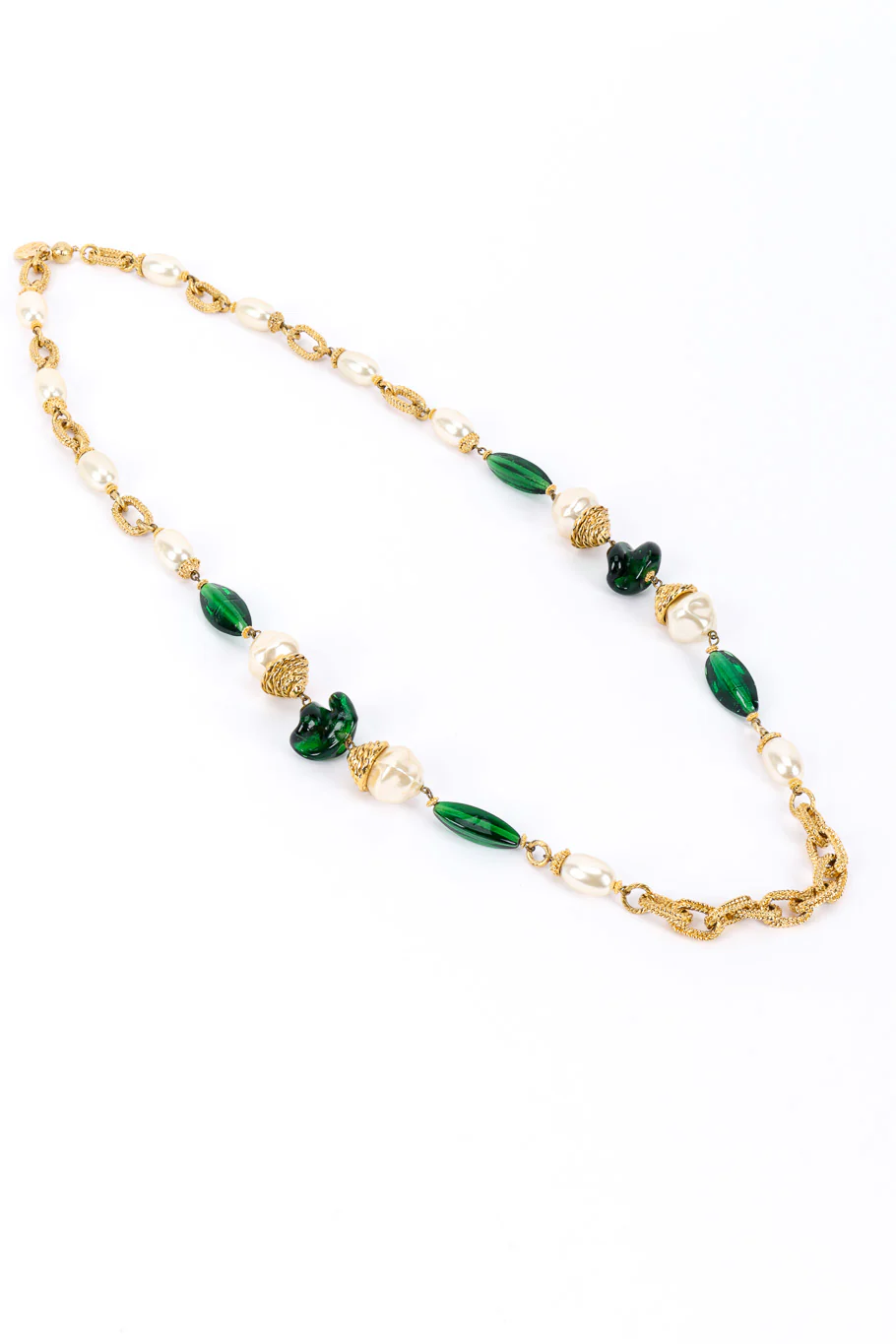 Pearl & Glass Bead Necklace II - Image 3