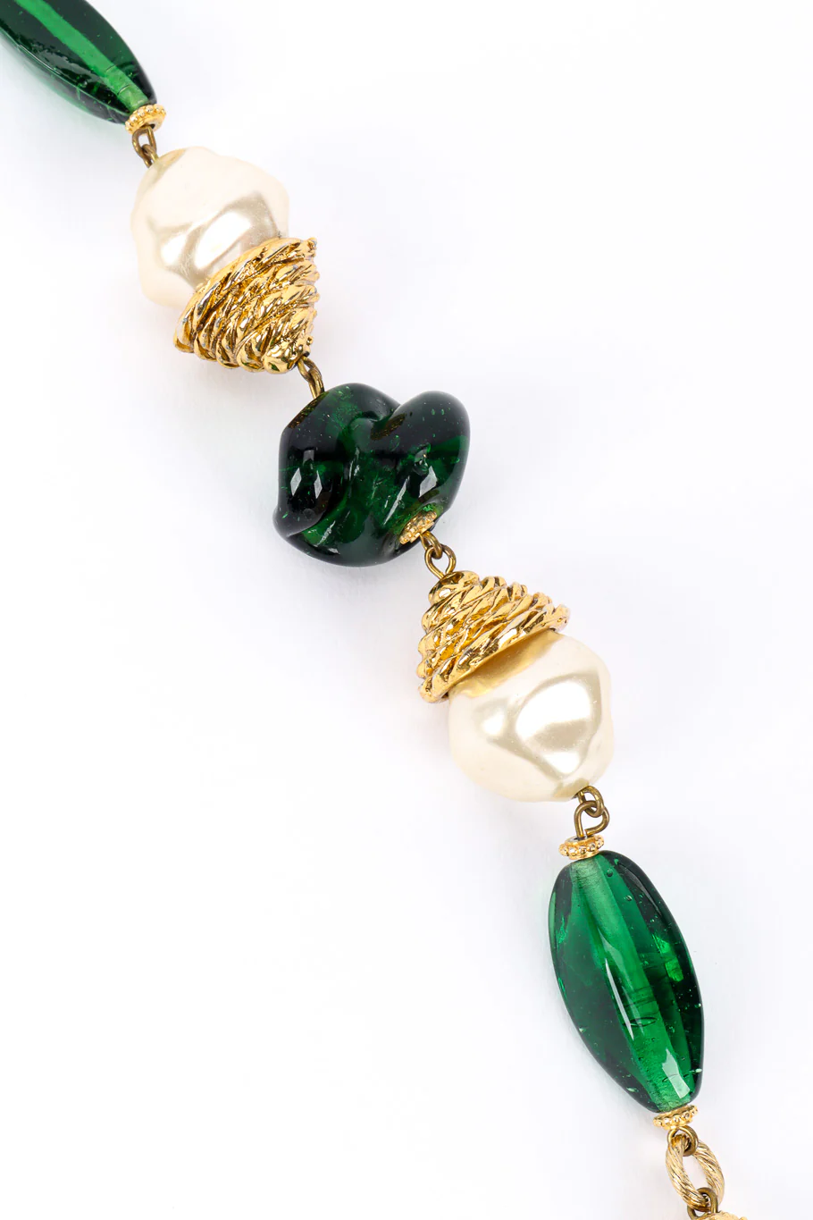 Pearl & Glass Bead Necklace II - Image 4