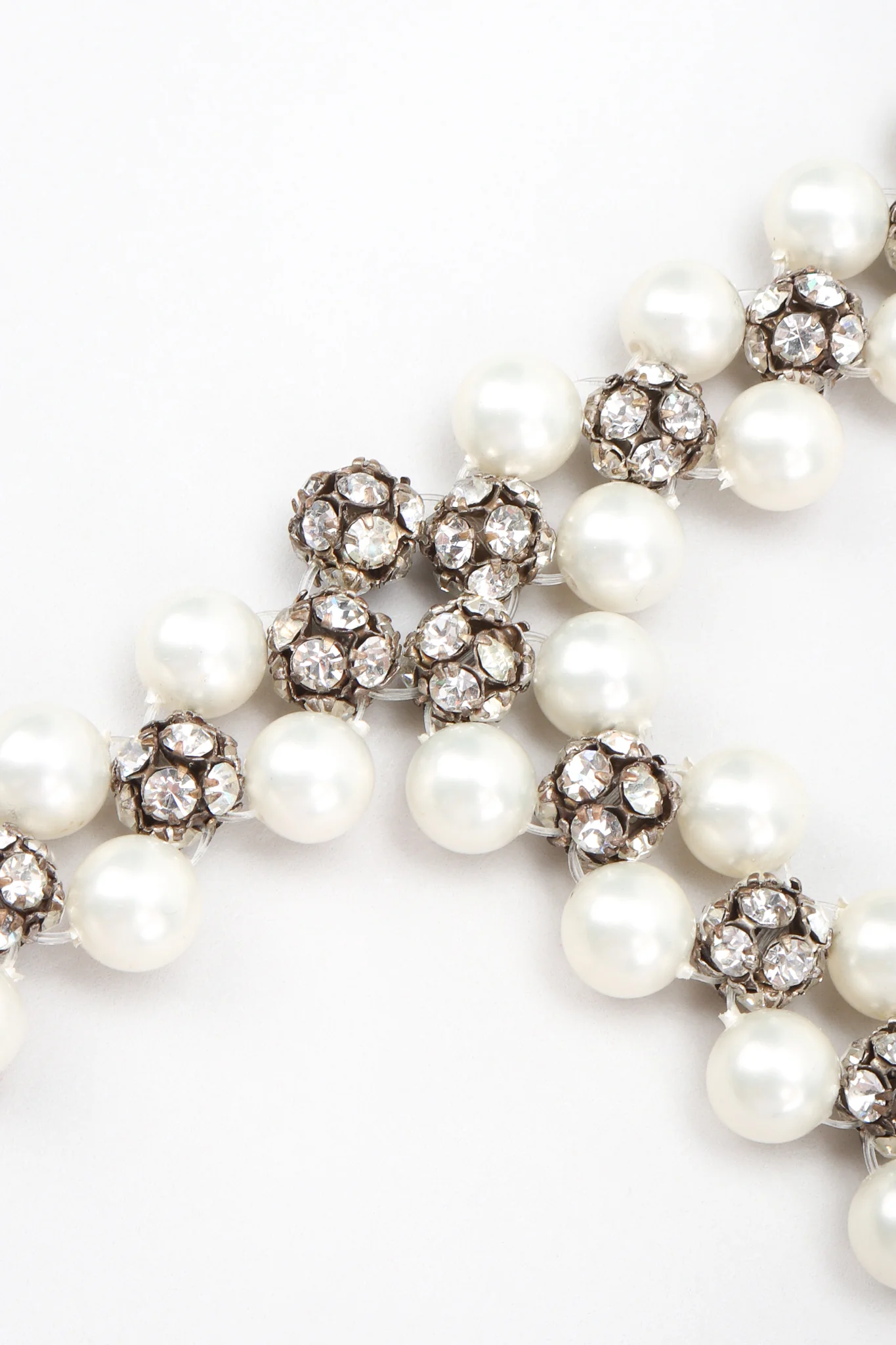 Pearl Rhinestone Drop Choker - Image 6