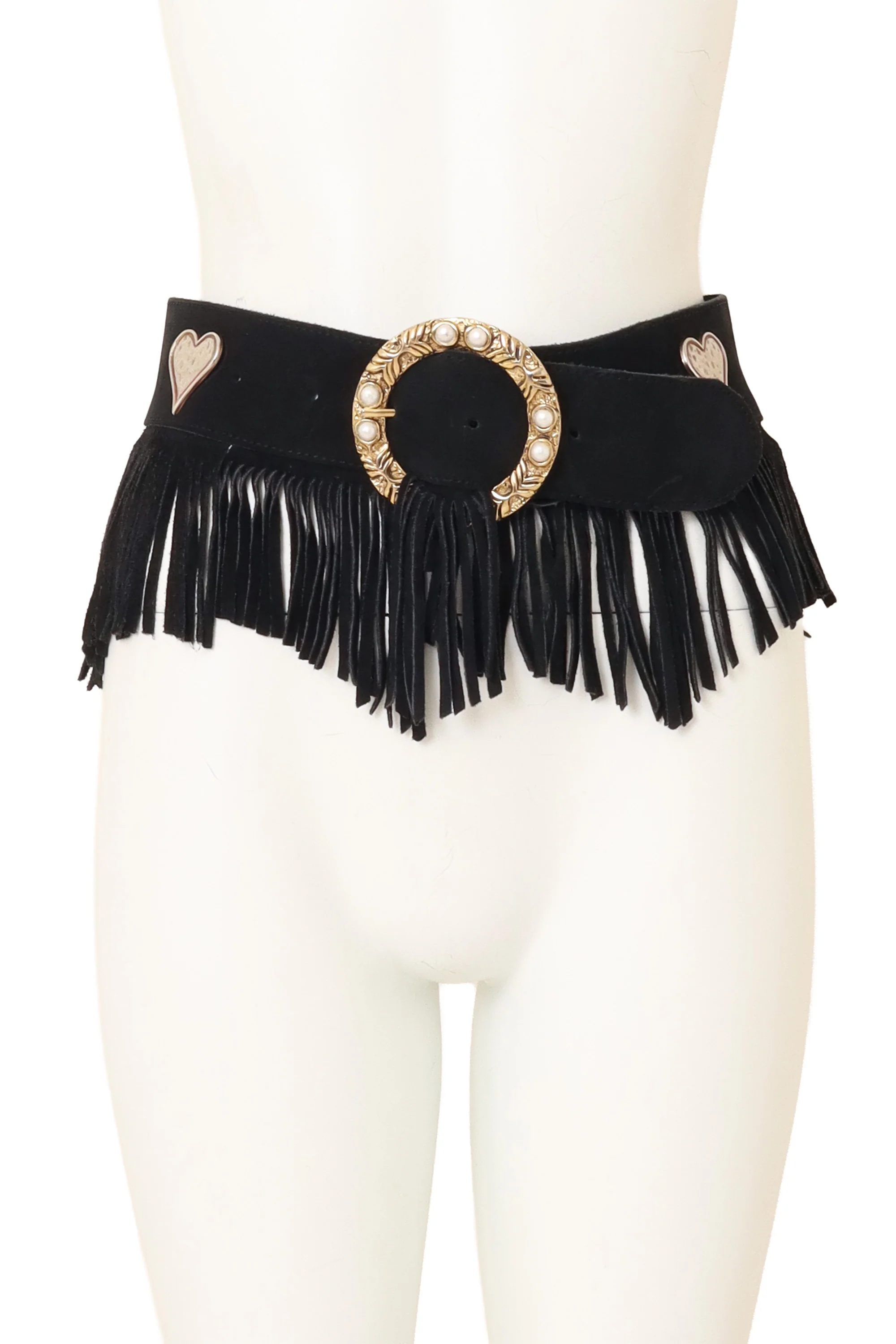 Pearl Ring Heart Fringe Belt - Image 2
