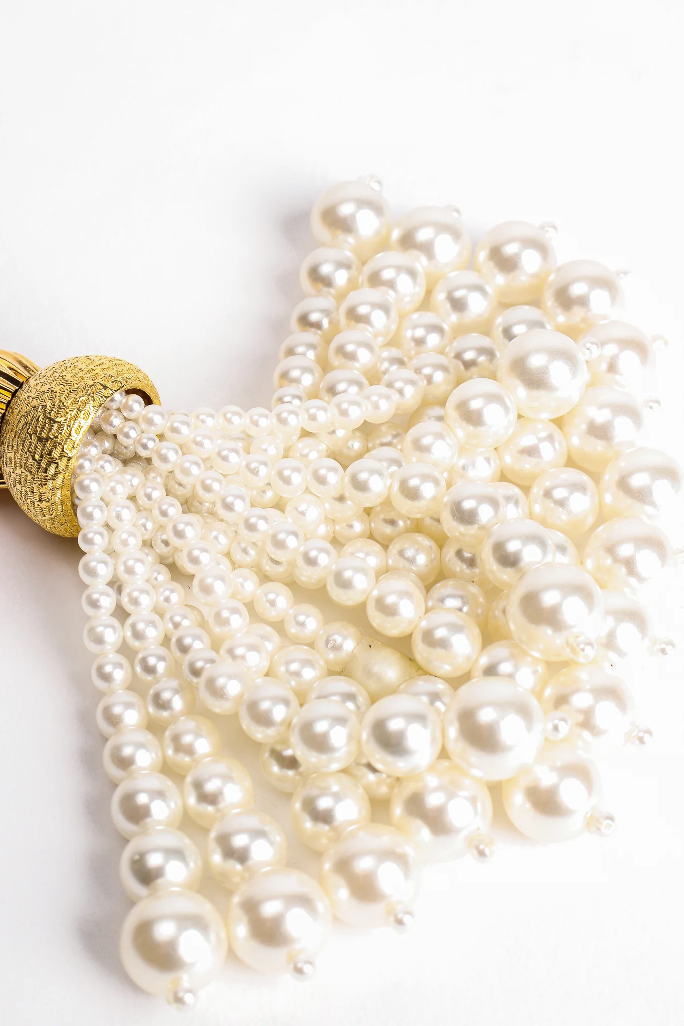Pearl Tassel Drop Necklace - Image 5