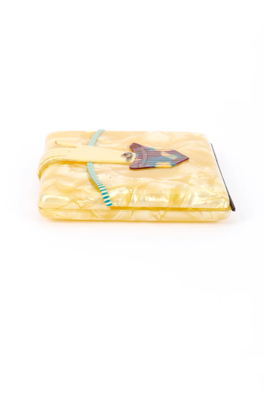 Pearlescent Celluloid Cigarette Case - Image 2