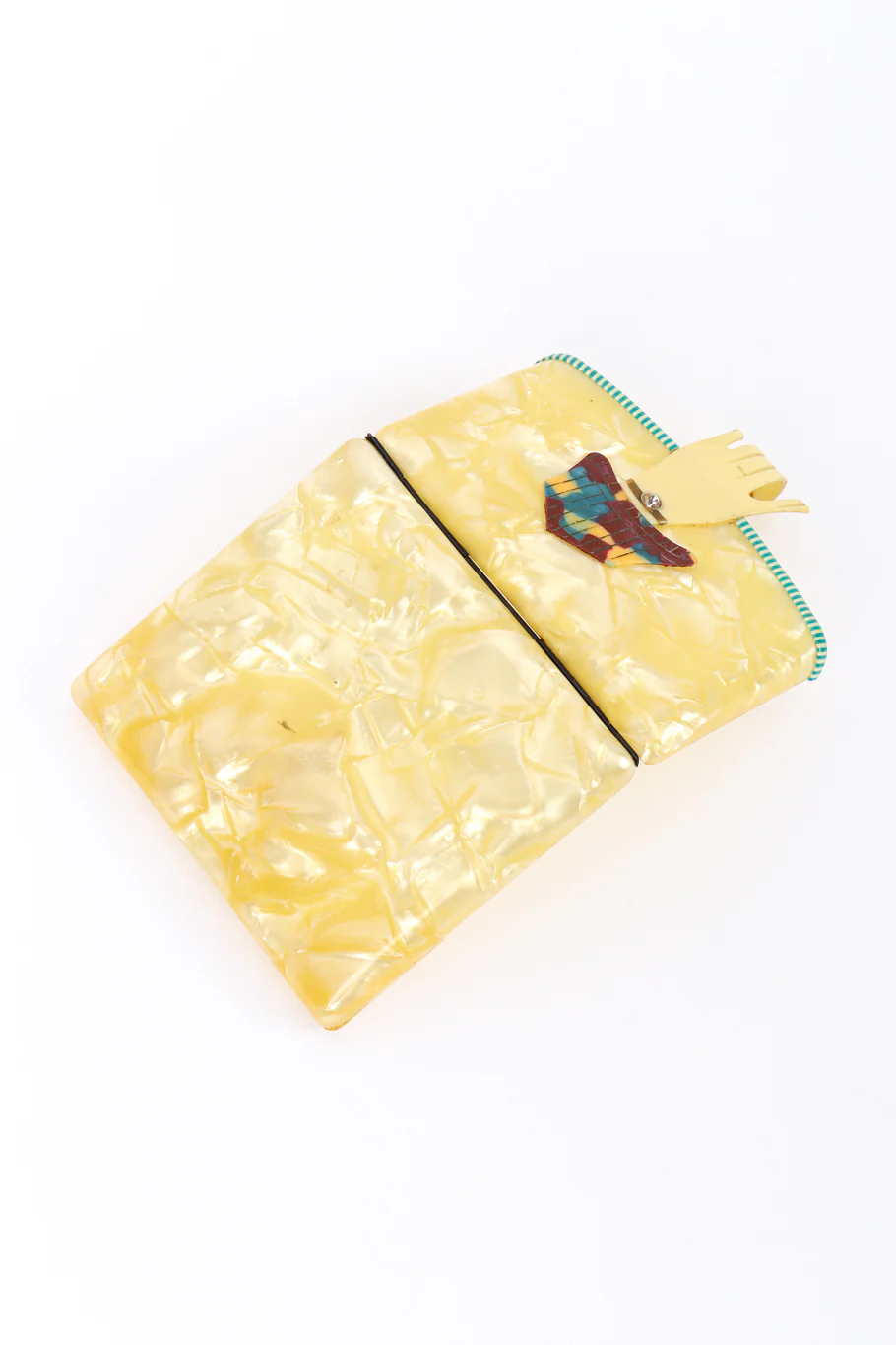 Pearlescent Celluloid Cigarette Case - Image 7