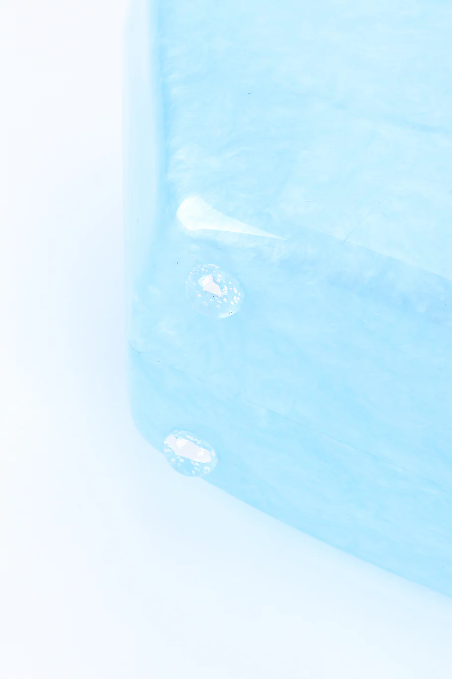 Pearlescent Lucite Box Bag - Image 10