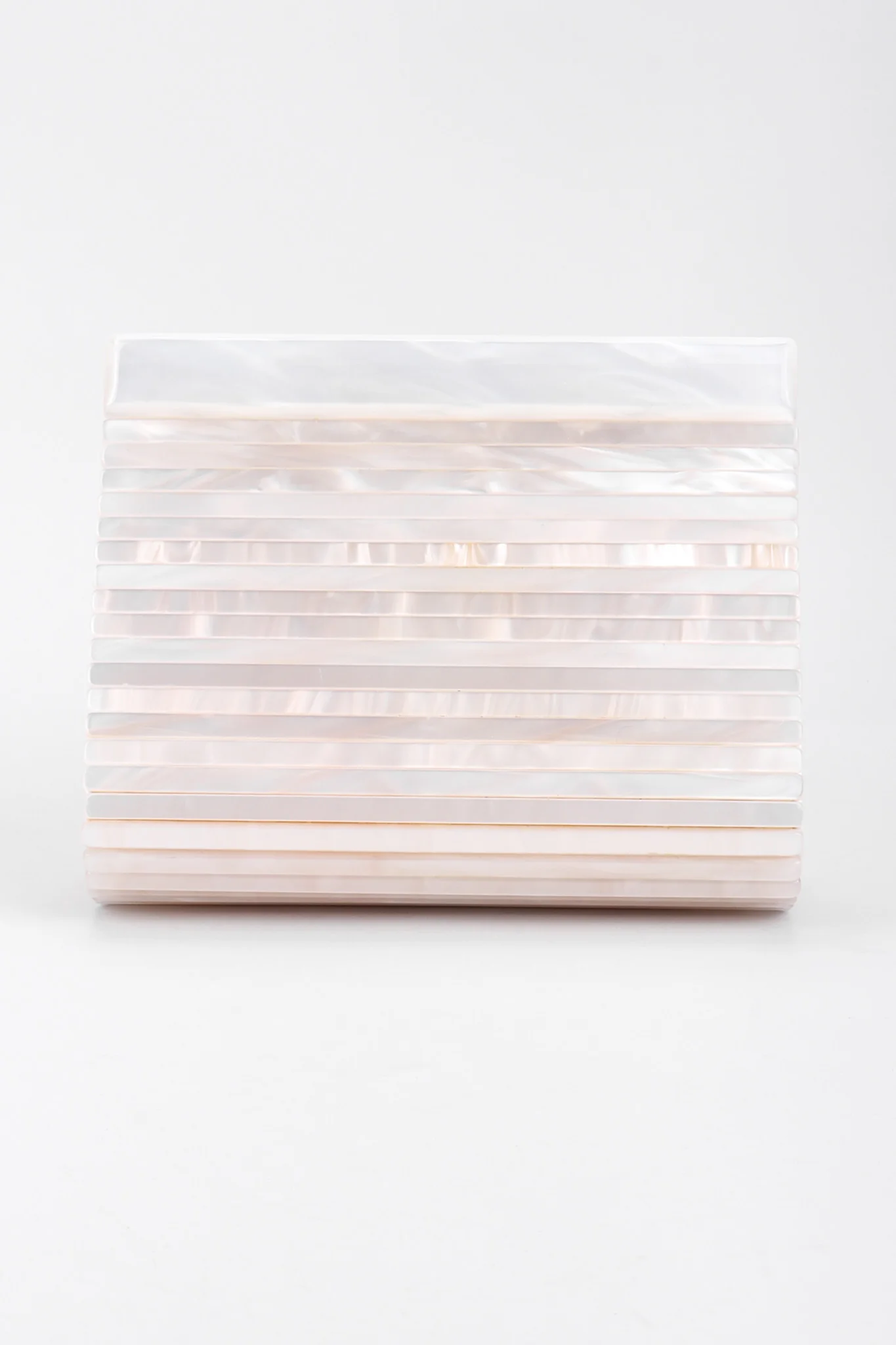 Pearlized Lucite Clutch - Image 6