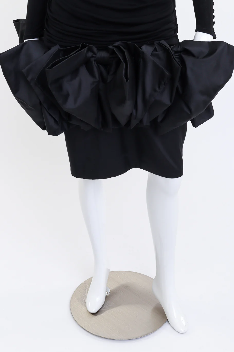 Peplum Bow Cocktail Dress - Image 5