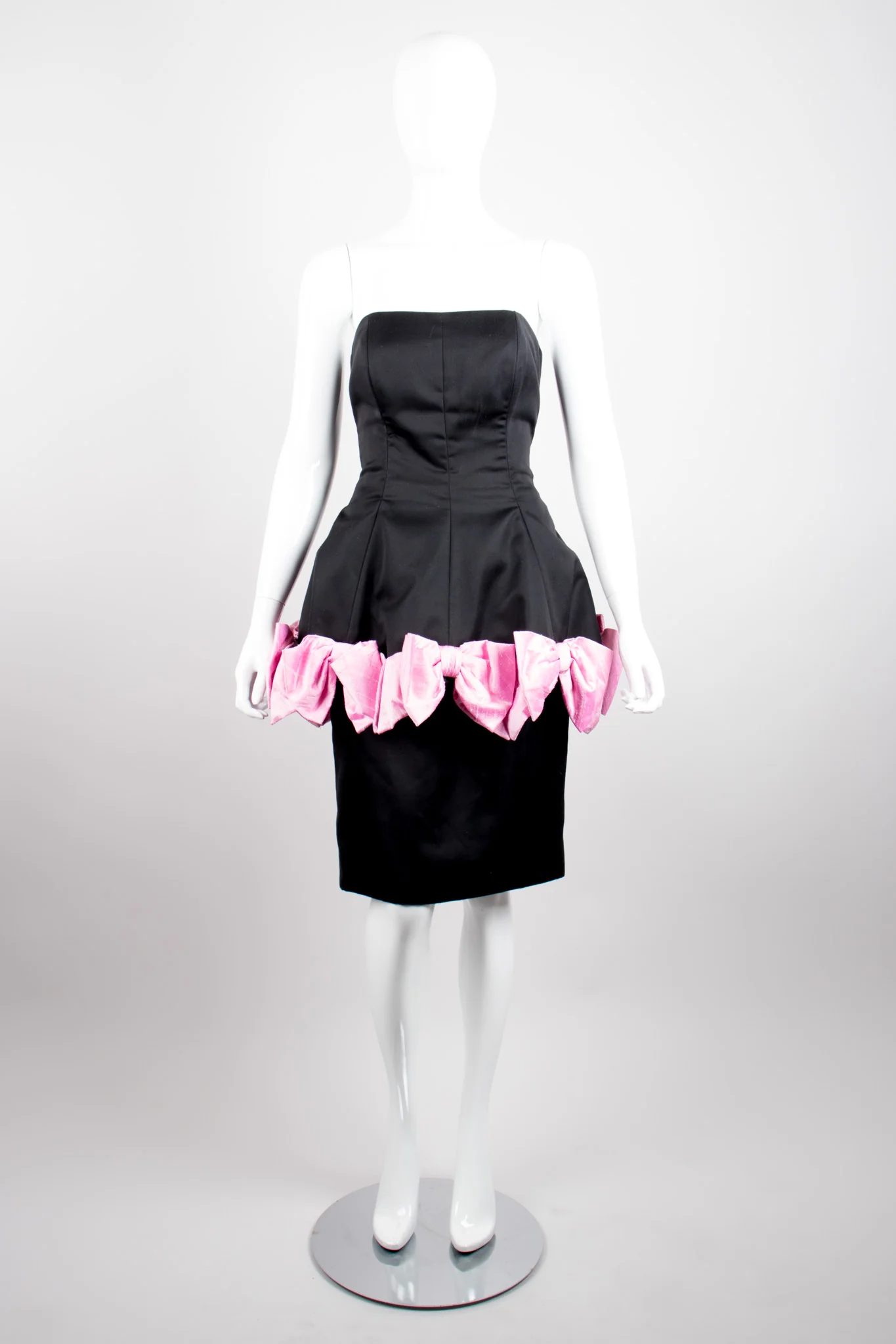 Peplum Bow Dress - Image 2