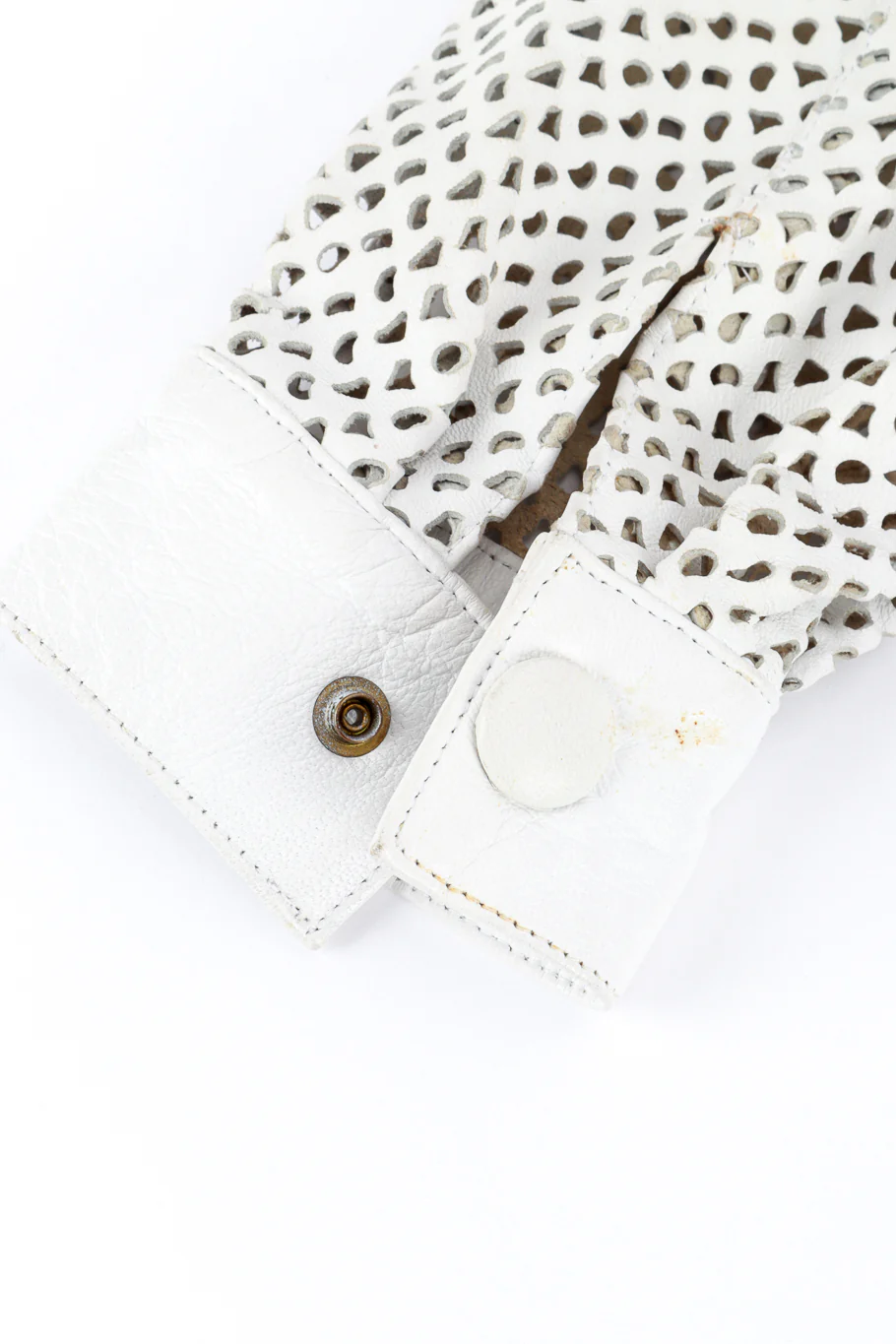 Perforated Leather Jacket - Image 6