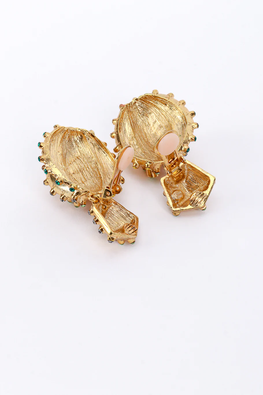 Peridot Cactus Drop Earrings - Image 4