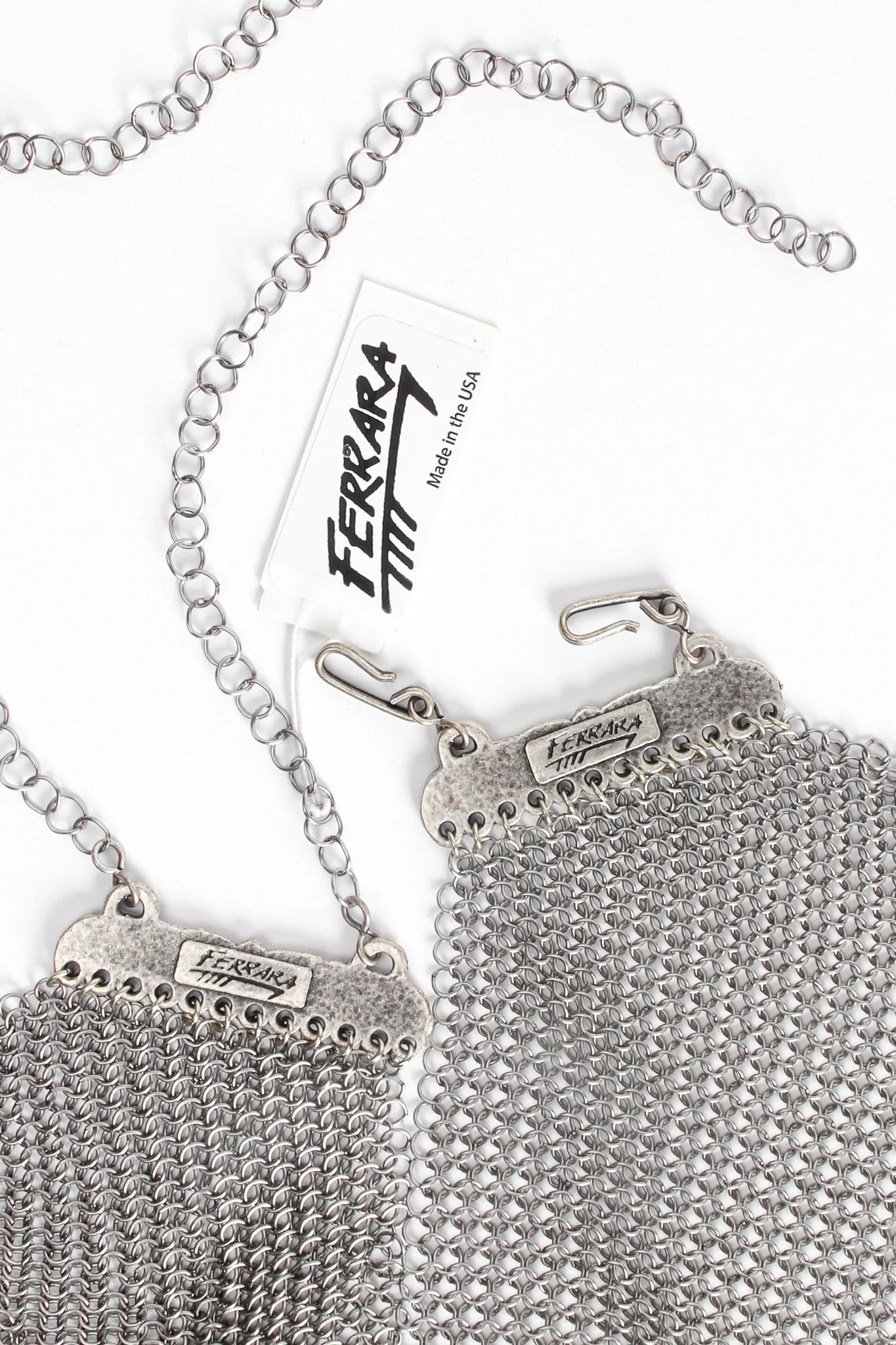 Pewter Mesh Layered Choker Collar - Image 9