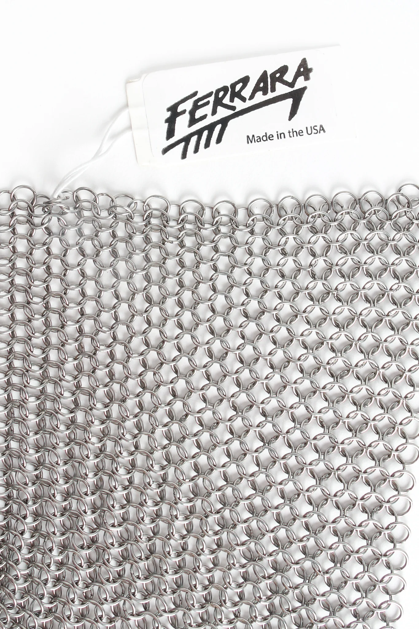 Pewter Ring Mesh Collar Necklace - Image 10