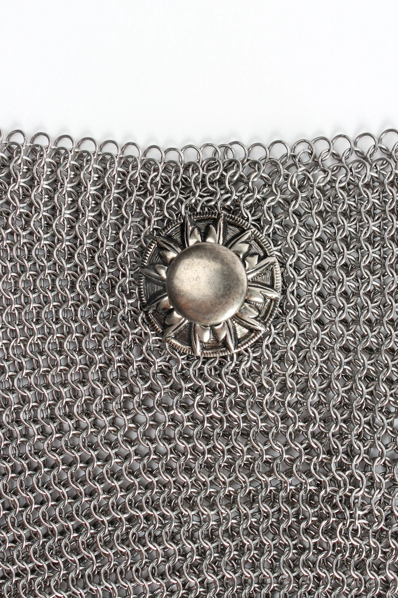 Pewter Ring Mesh Slouch Sling Bag - Image 5