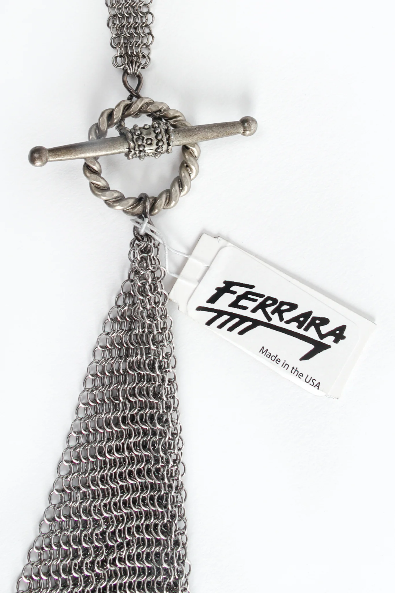 Pewter Ring Mesh Slouch Sling Bag - Image 7