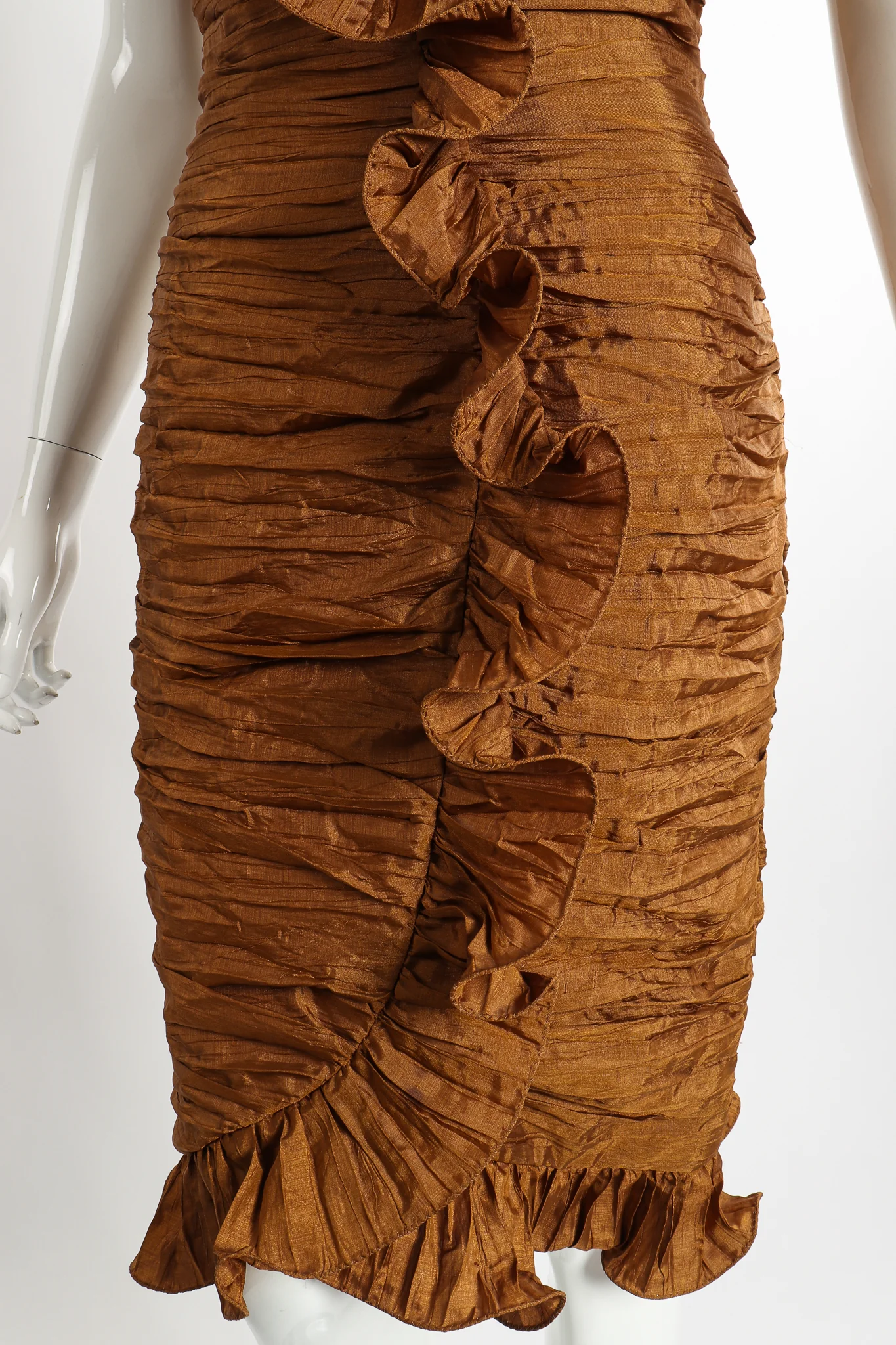 Philodendron Ruffle Dress - Image 11