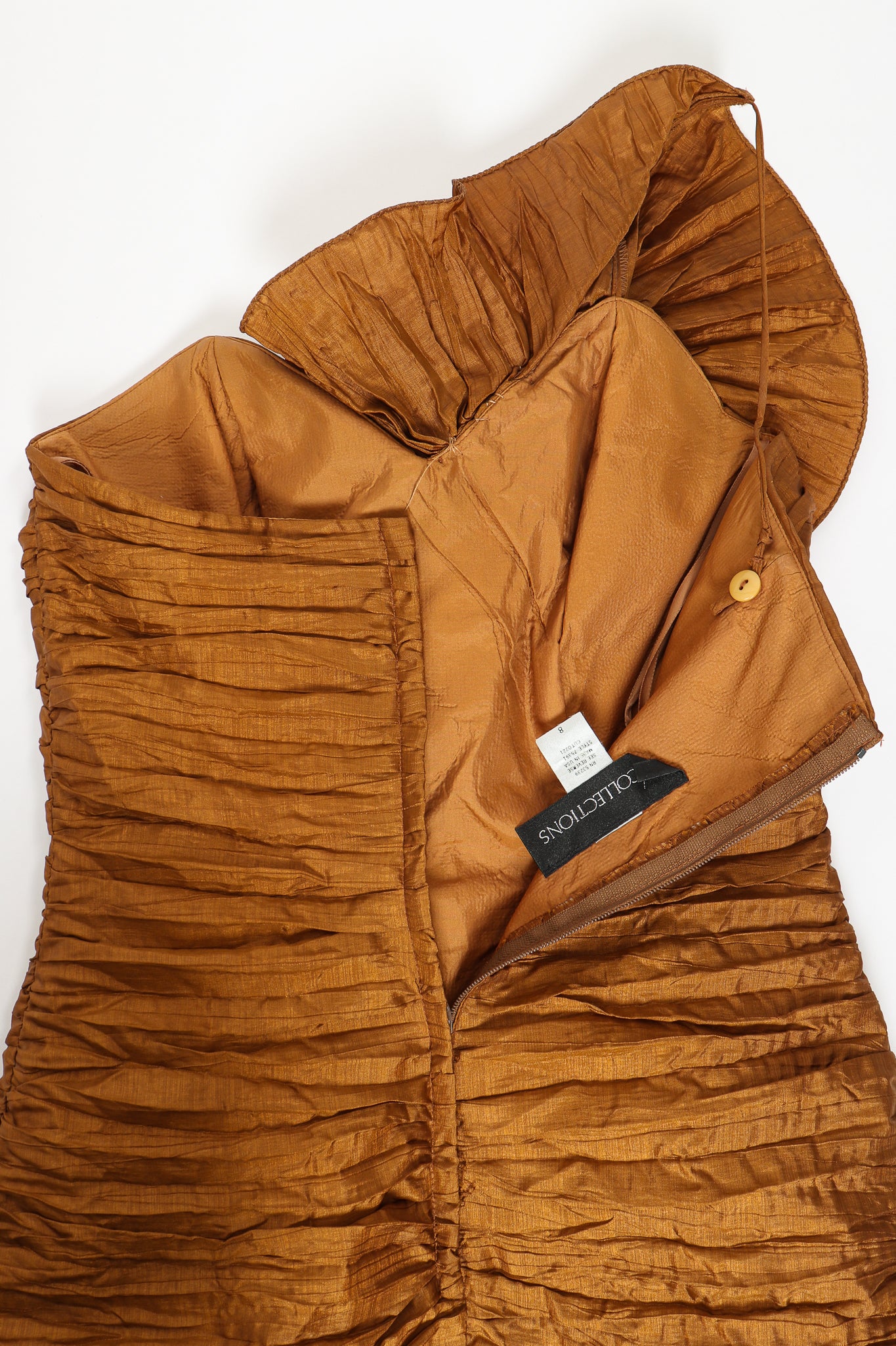 Philodendron Ruffle Dress - Image 12