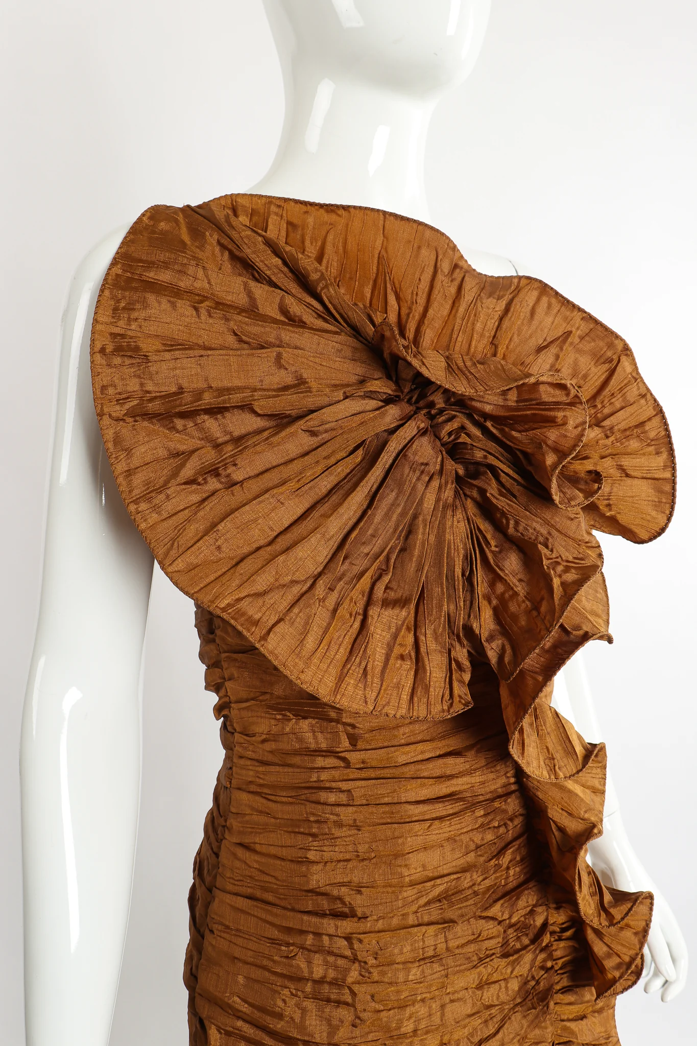 Philodendron Ruffle Dress - Image 2