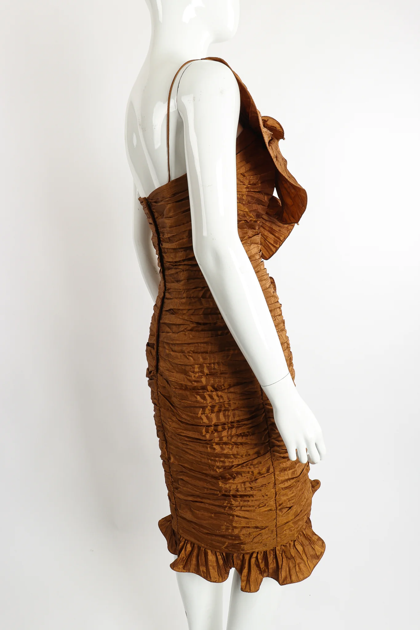 Philodendron Ruffle Dress - Image 5