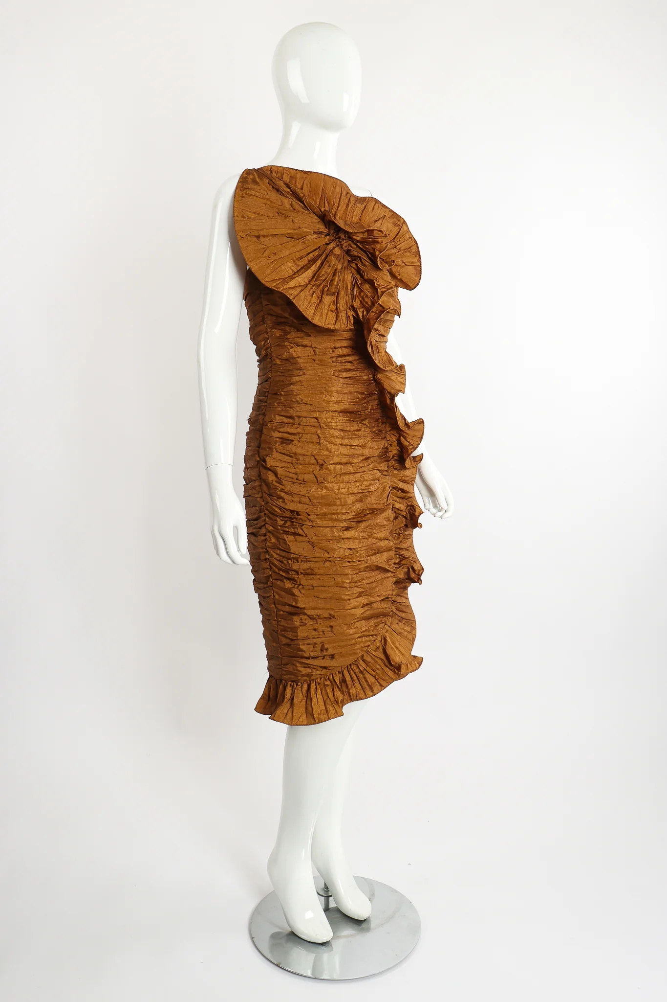 Philodendron Ruffle Dress - Image 6