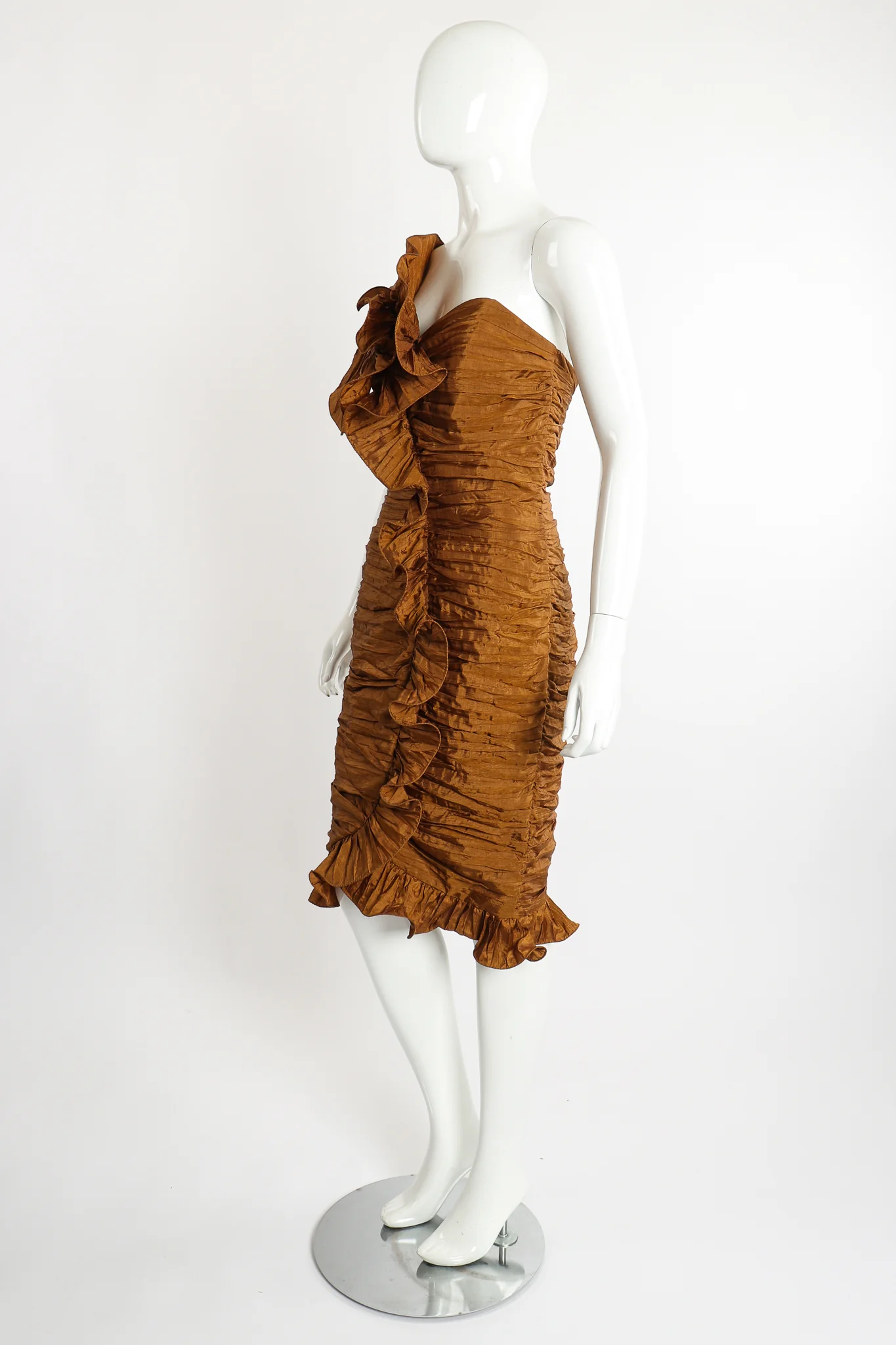 Philodendron Ruffle Dress - Image 8
