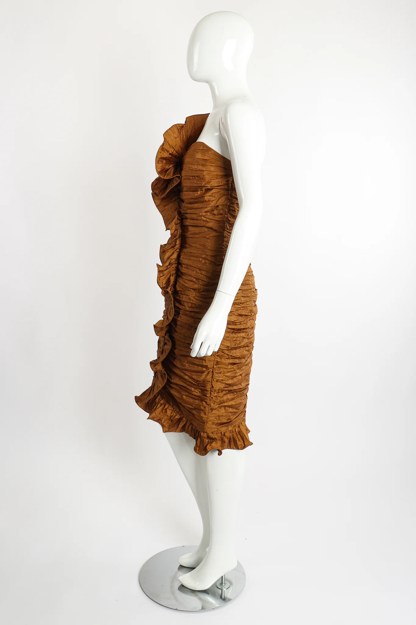 Philodendron Ruffle Dress - Image 9