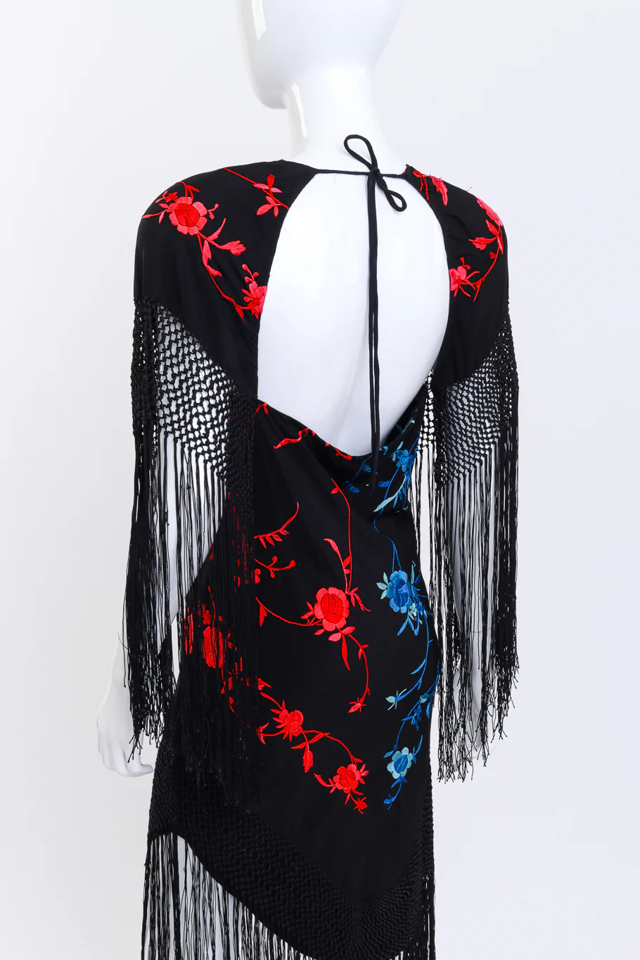 Piano Shawl Fringe Dress - Image 3