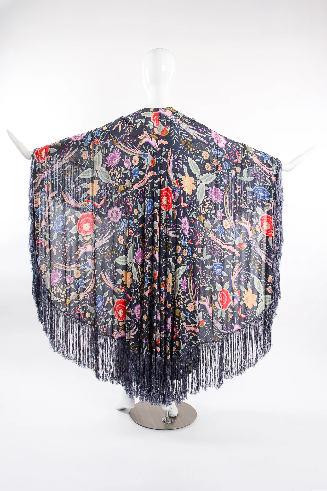 1971 Piano Shawl Fringe Dress - Image 14