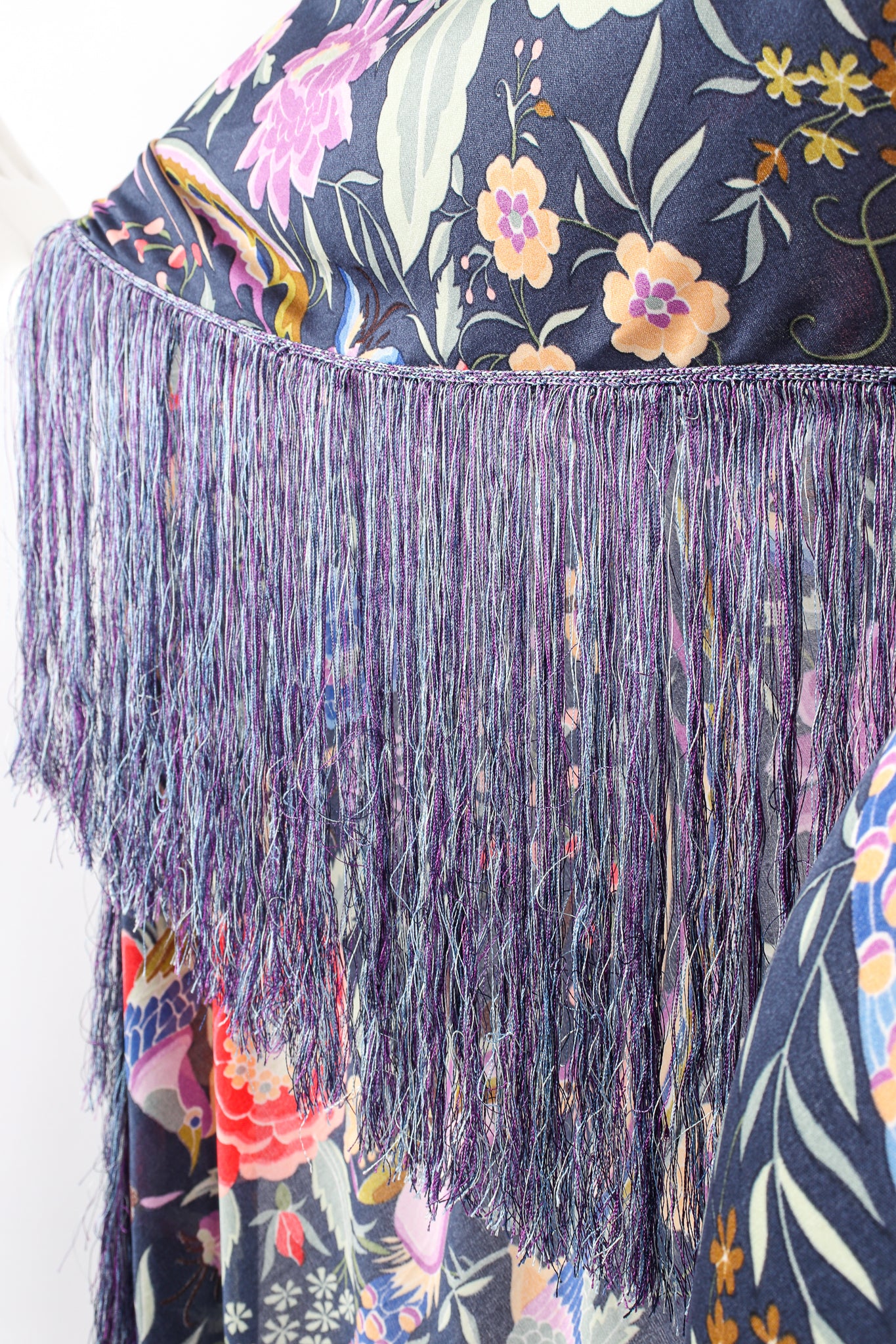 1971 Piano Shawl Fringe Dress - Image 19