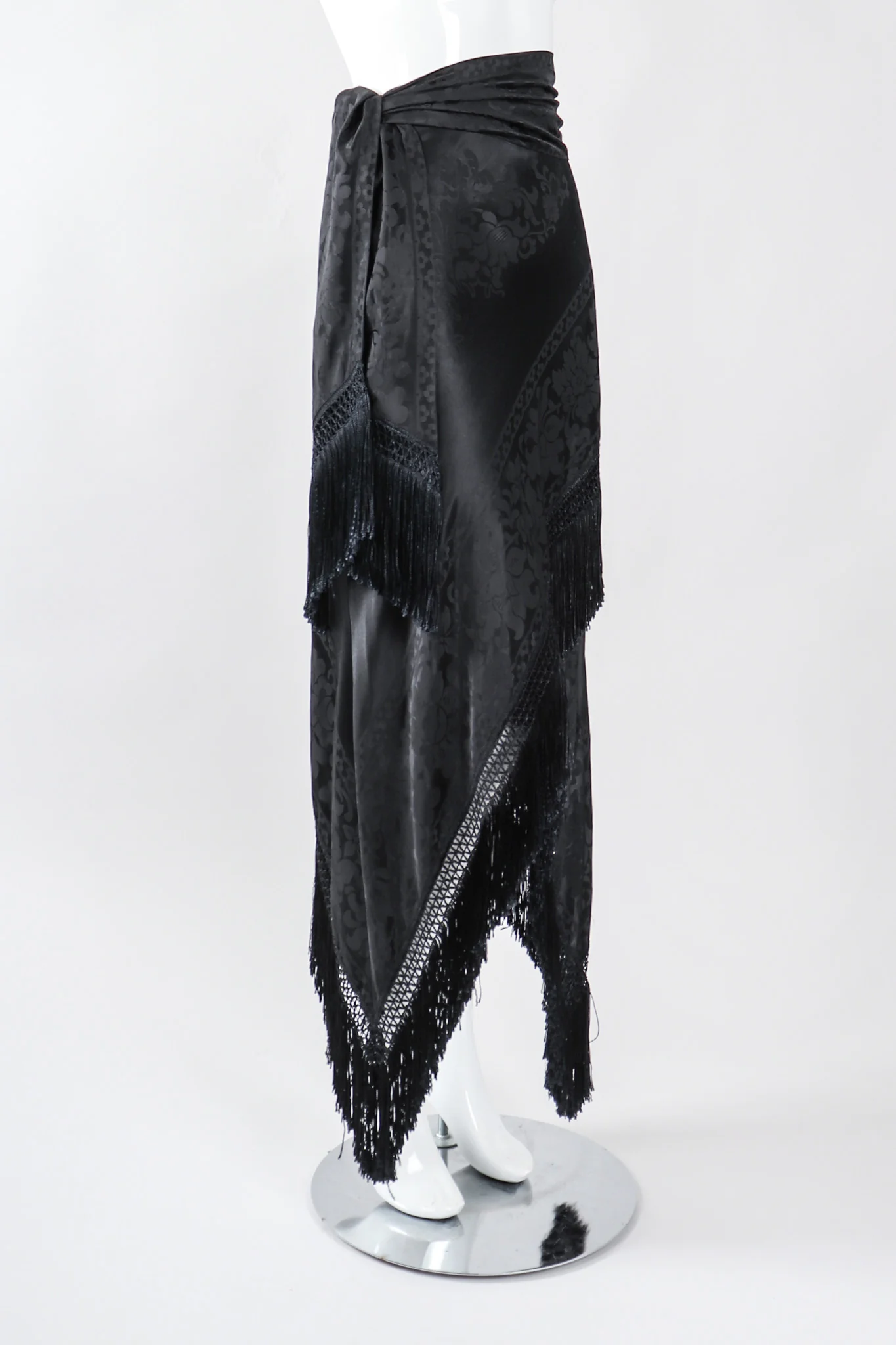 Piano Shawl Fringe Skirt
