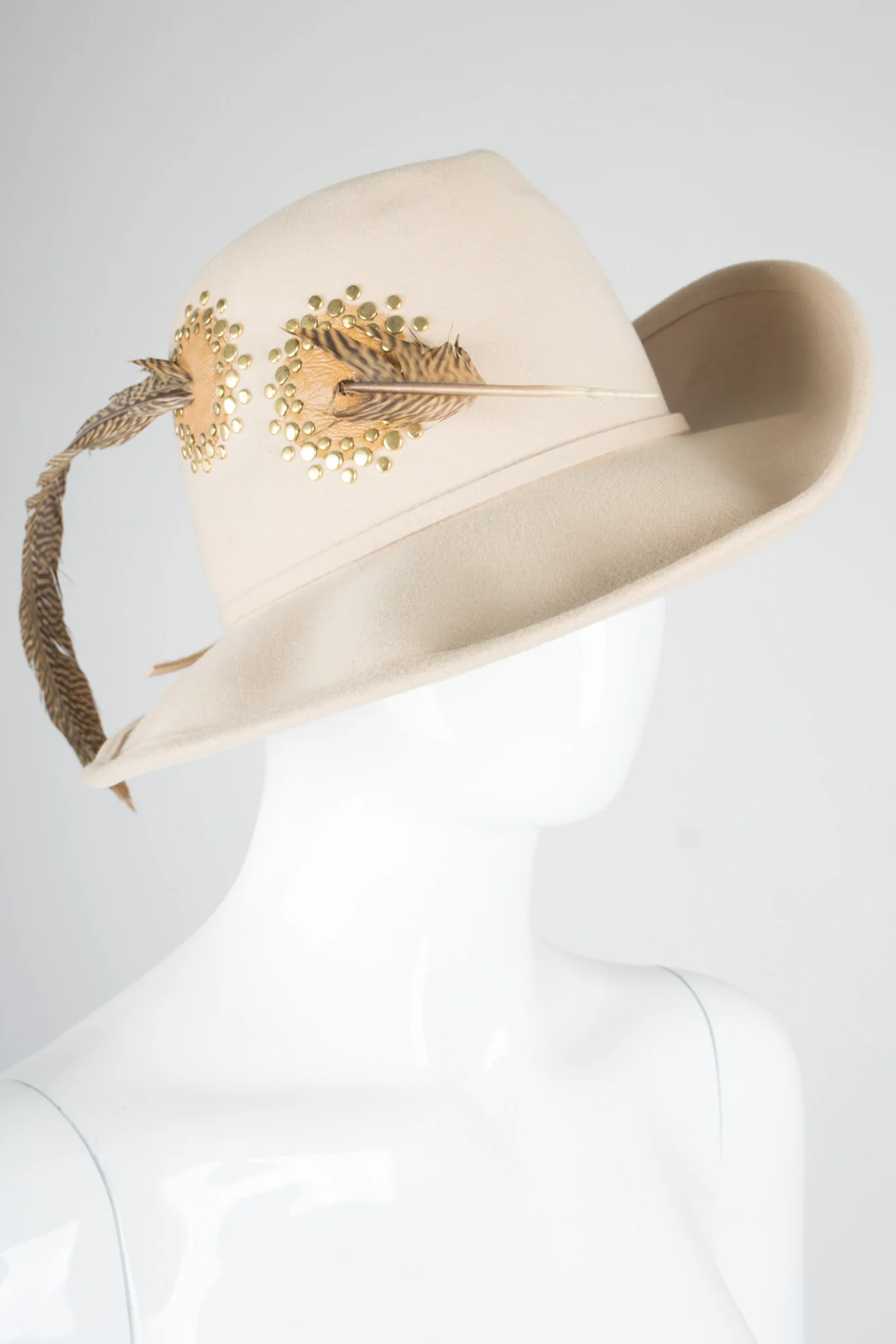 Pierced Feather Hat - Image 2