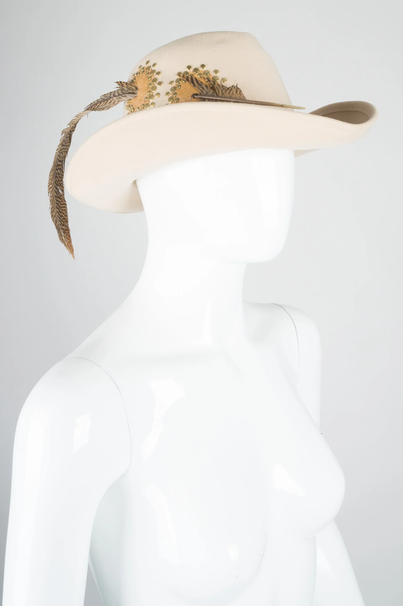 Pierced Feather Hat - Image 3