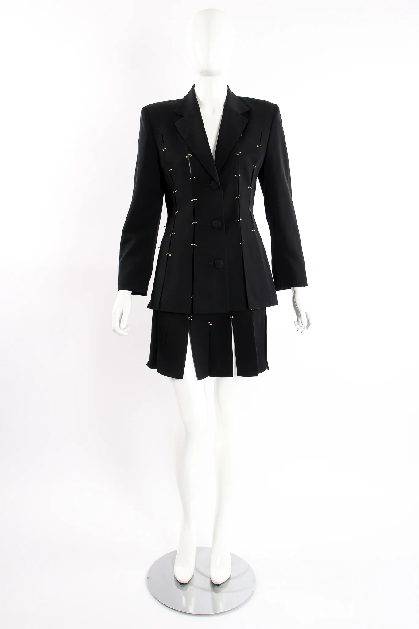 Pierced Ring Carwash Skirt Suit - Image 12